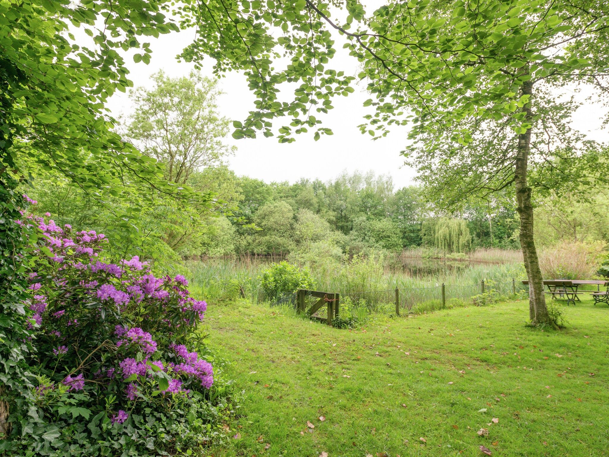 De tuin van De Eekhorst in Balkbrug