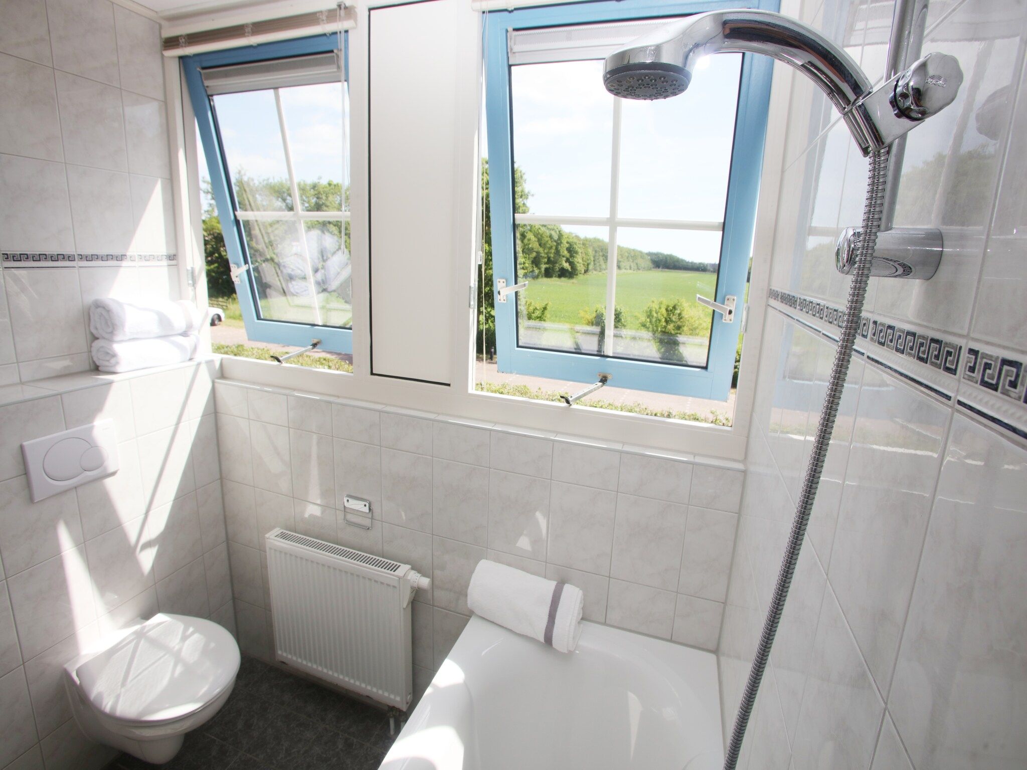 De badkamer van Kustpark Texel 3 in De Koog