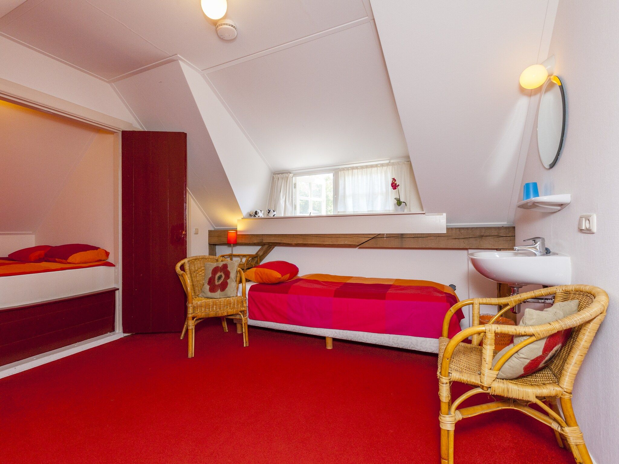 Een slaapkamer van De Hytte in Balkbrug