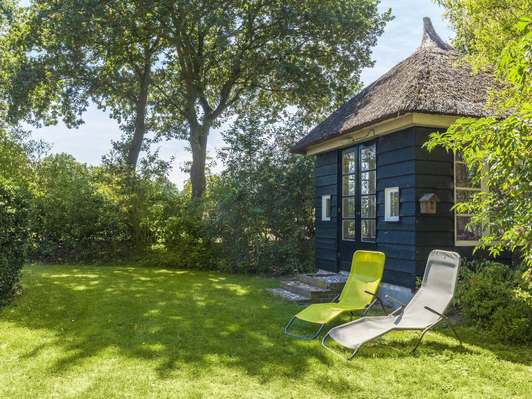 De tuin van De Hytte in Balkbrug