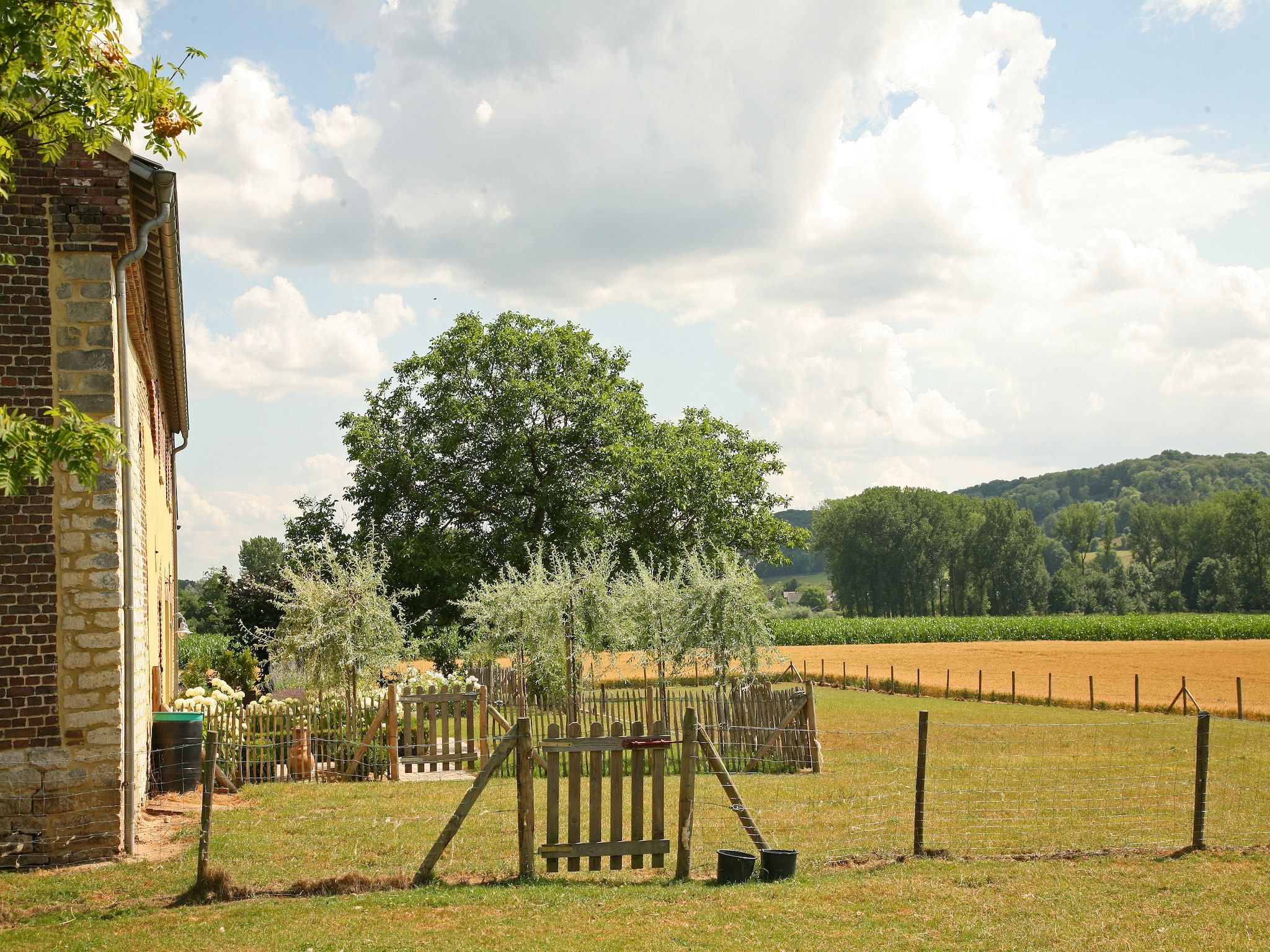 De tuin van Hoeve in gunne winkel 1 in Wijlre