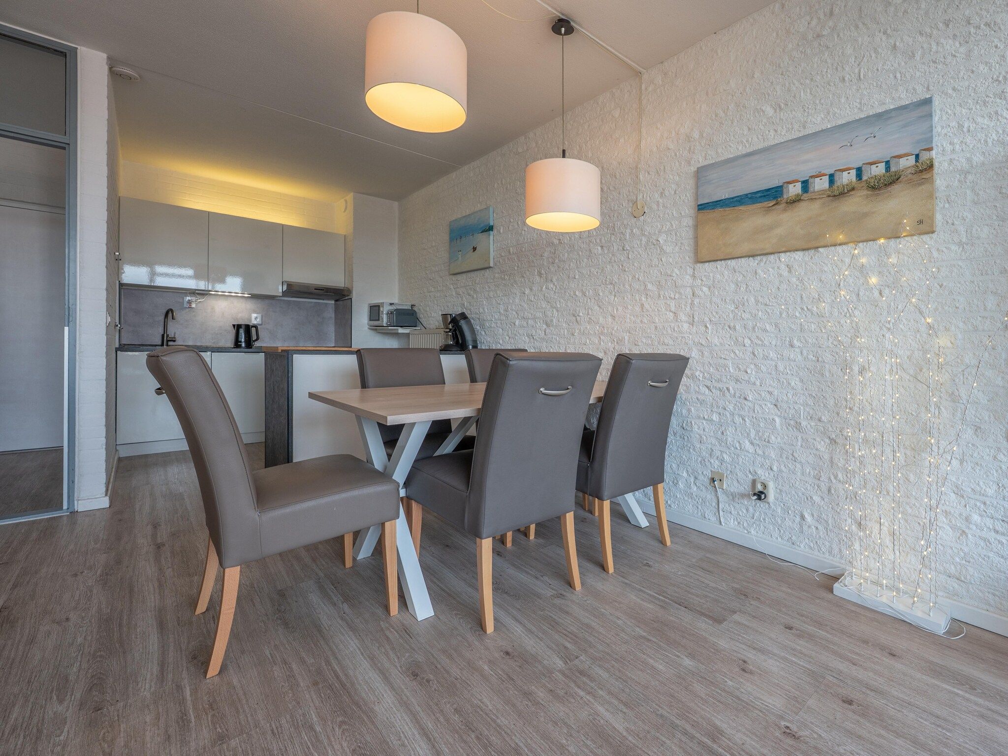 De eetkamer van Aquadelta 22 in Bruinisse