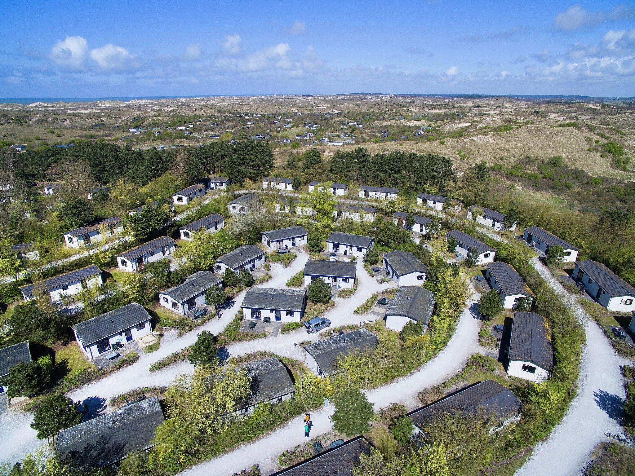 De buitenkant van Kustpark Egmond aan Zee 4 in Egmond aan zee