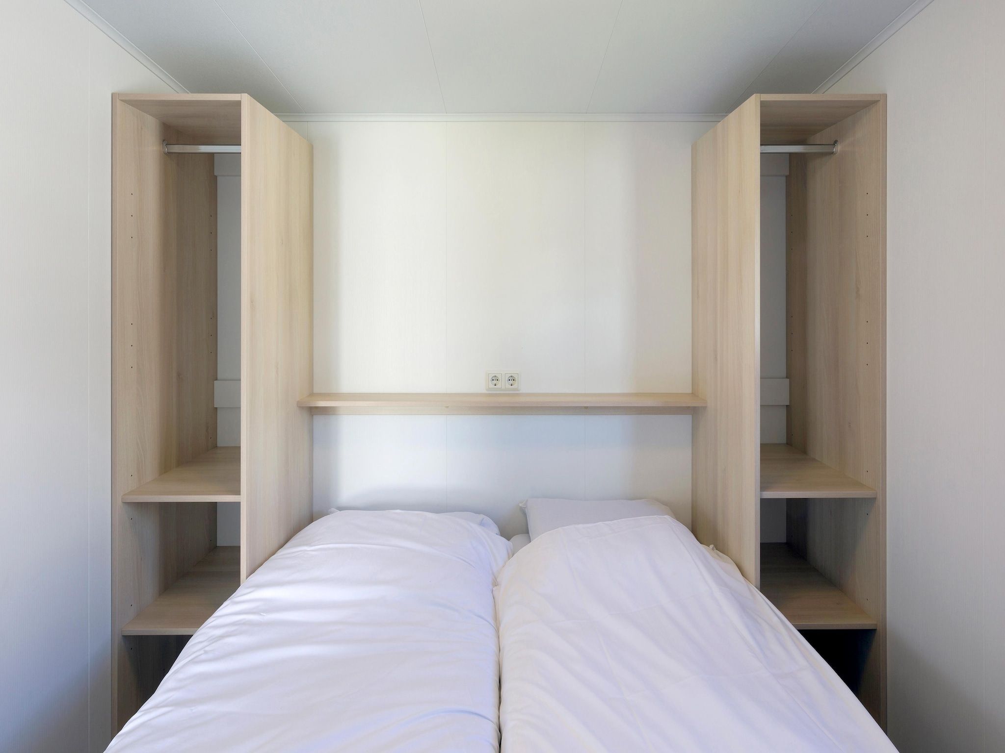 Een slaapkamer van Vakantiepark Beach Resort 2 in Kamperland