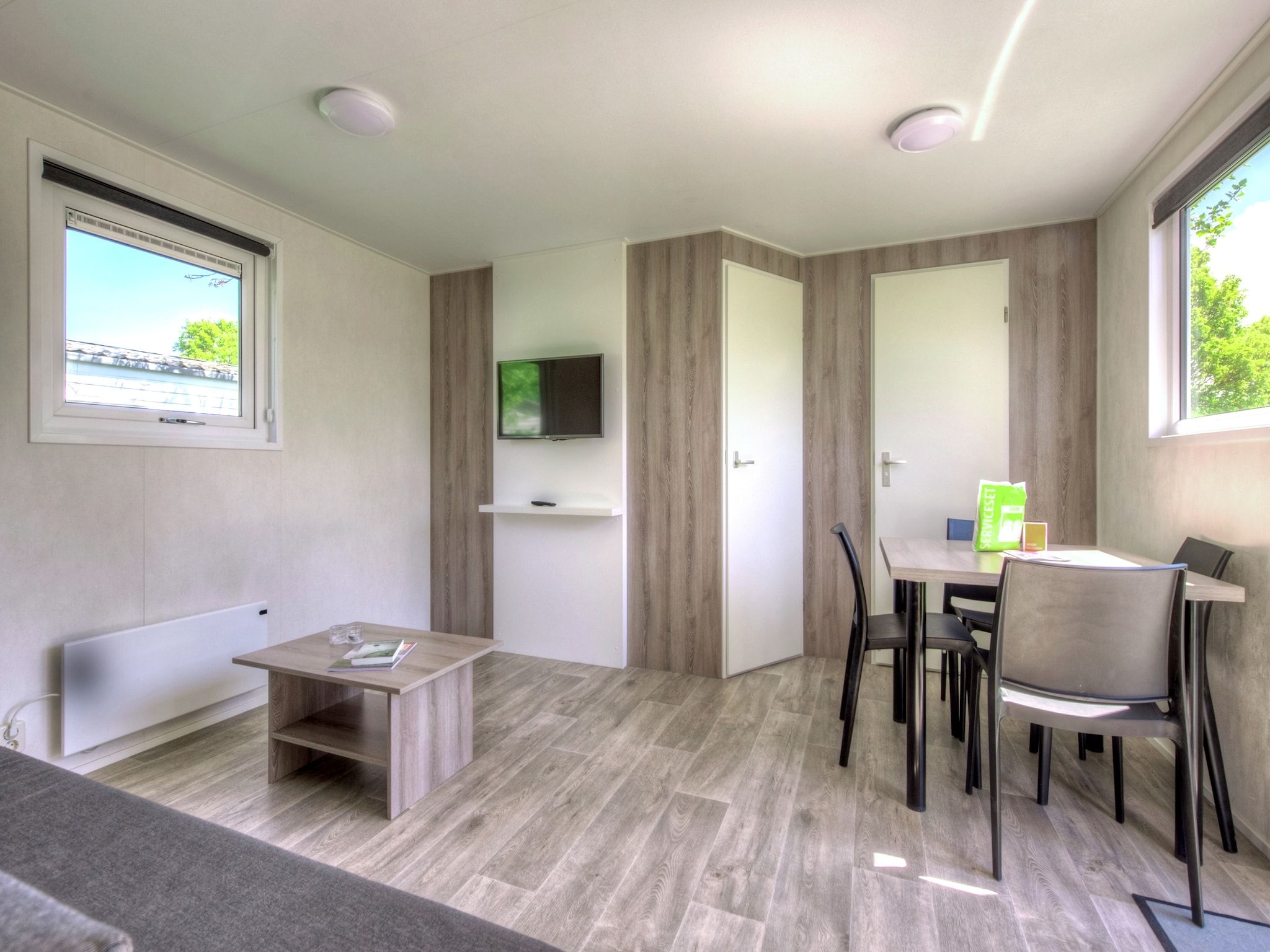 De woonkamer van Vakantiepark Beach Resort 2 in Kamperland