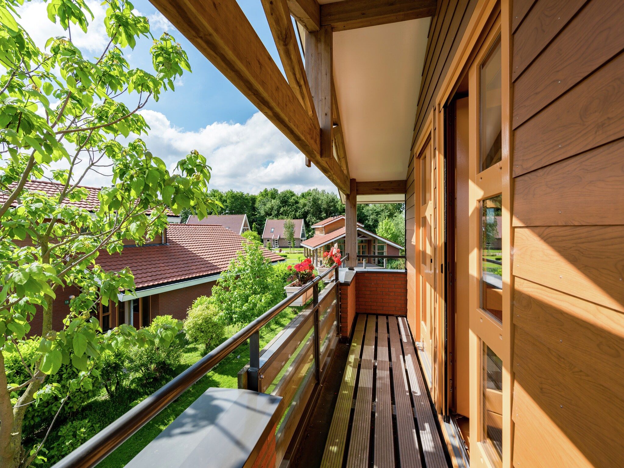 Het terras van Flevohuis in Biddinghuizen