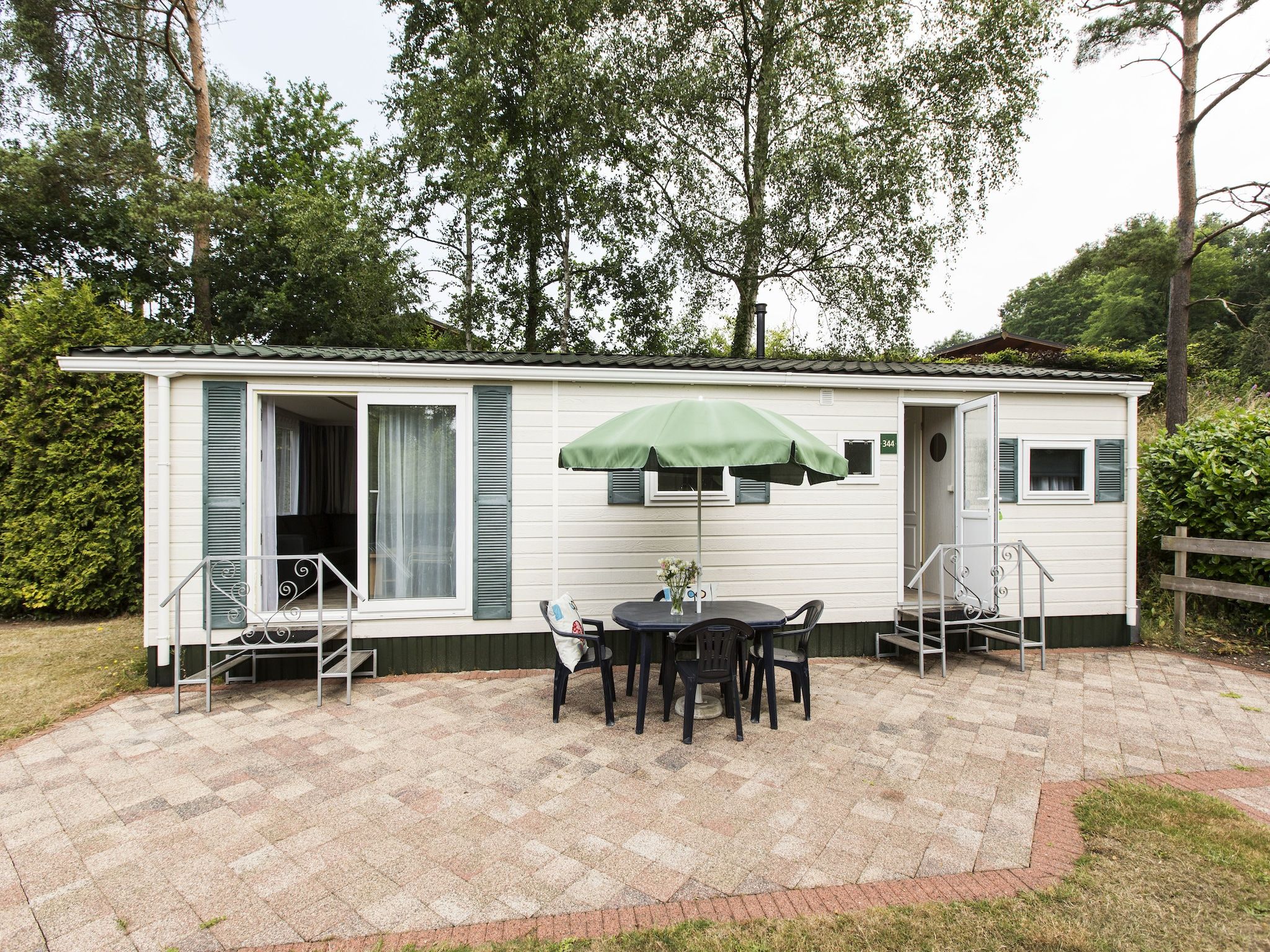De tuin van Resort Arcen 15 in Arcen