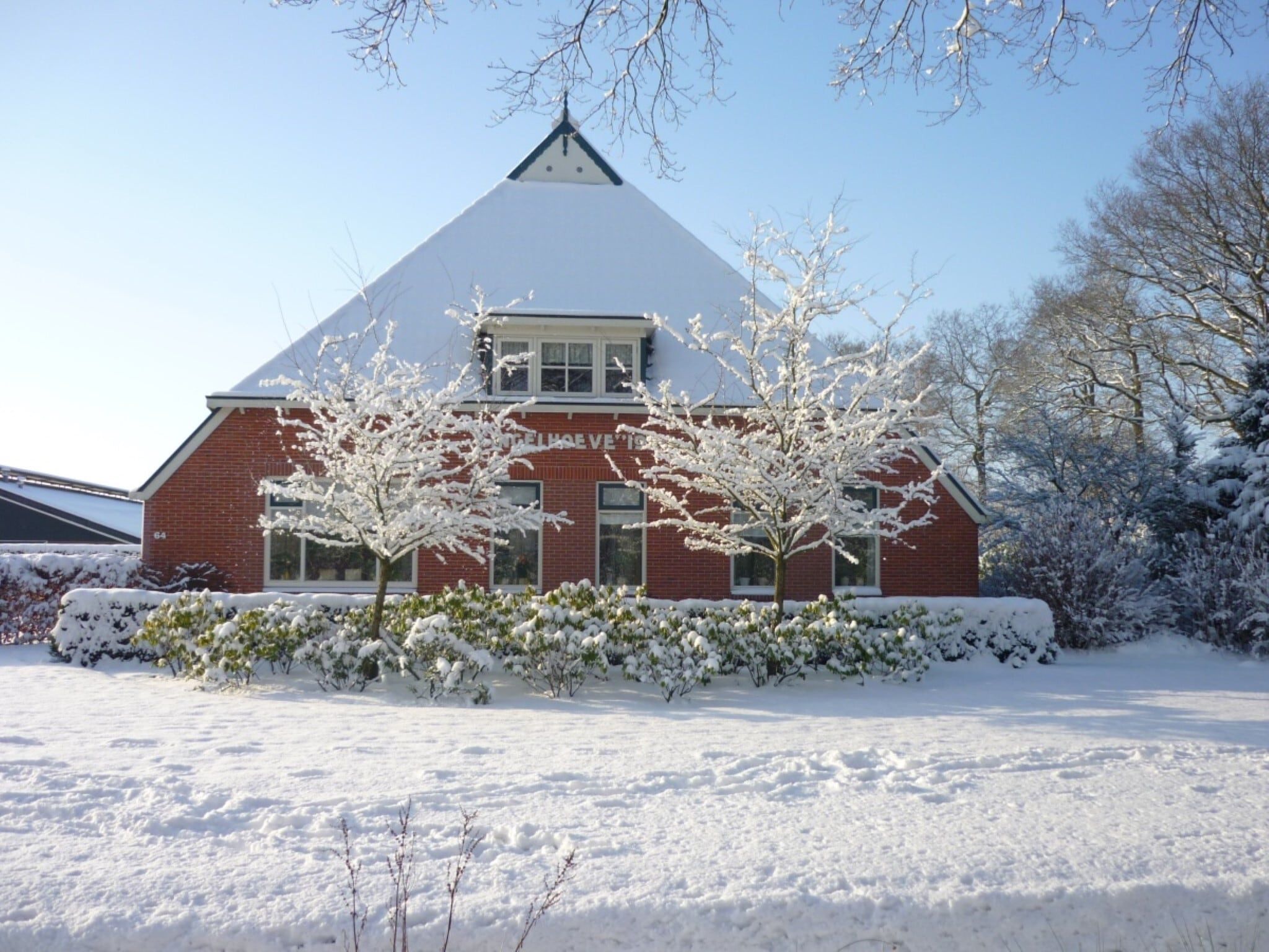 De buitenkant van Singelhoeve in Fochteloo