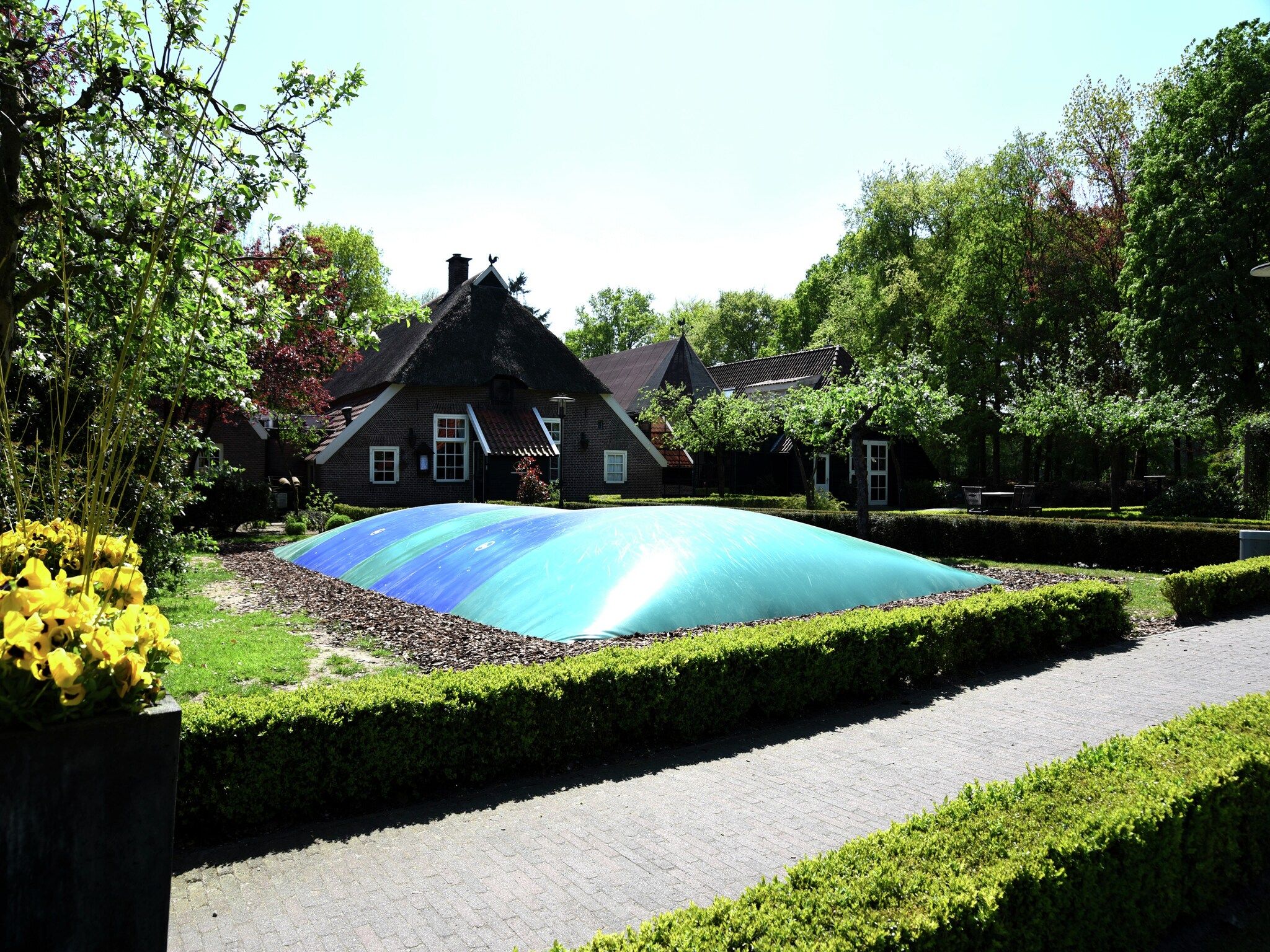 Parkfaciliteiten bij Buitenplaats Gerner 5 in Dalfsen