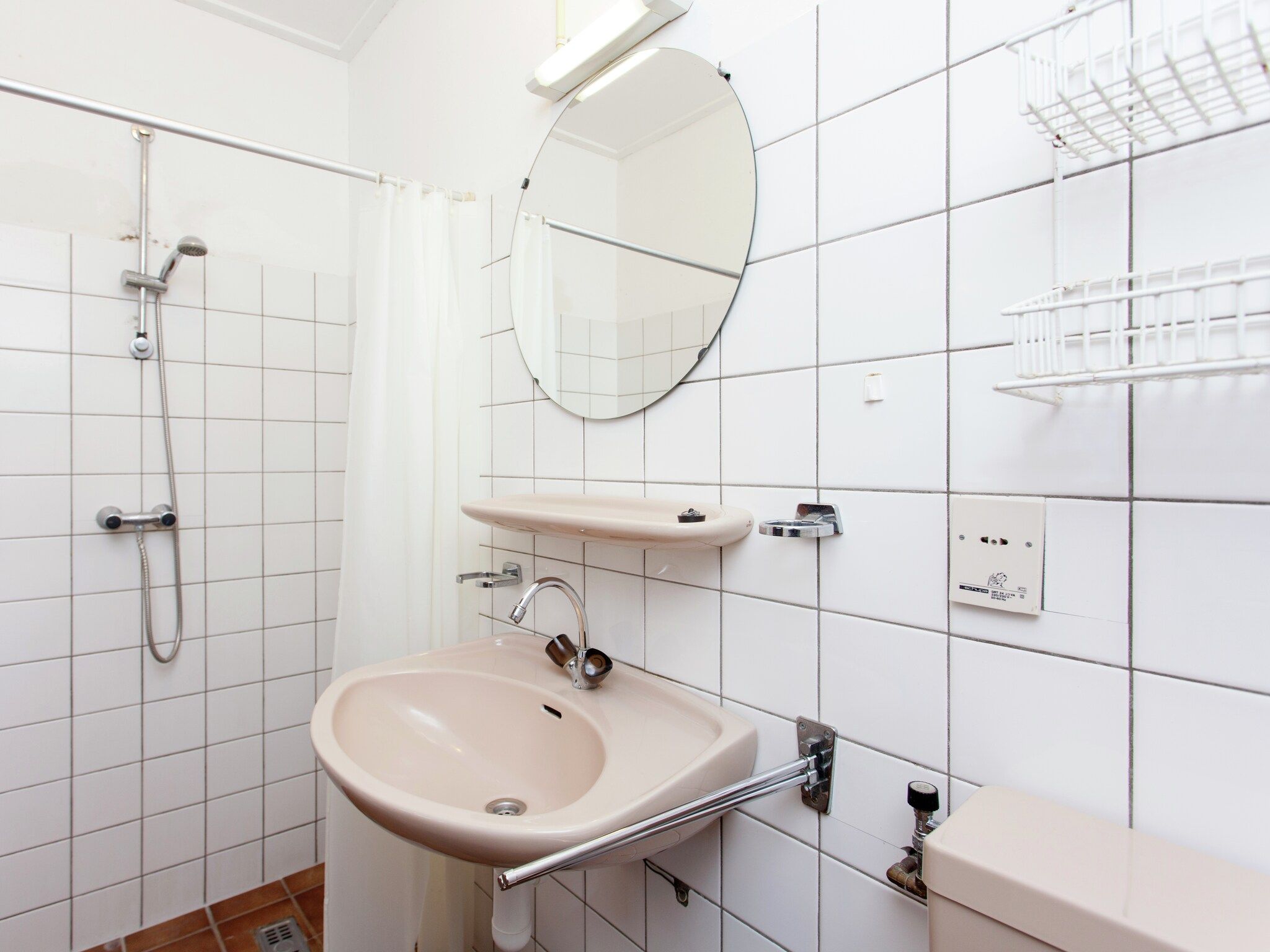 De badkamer van De Vakantie boerderij in Holwerd
