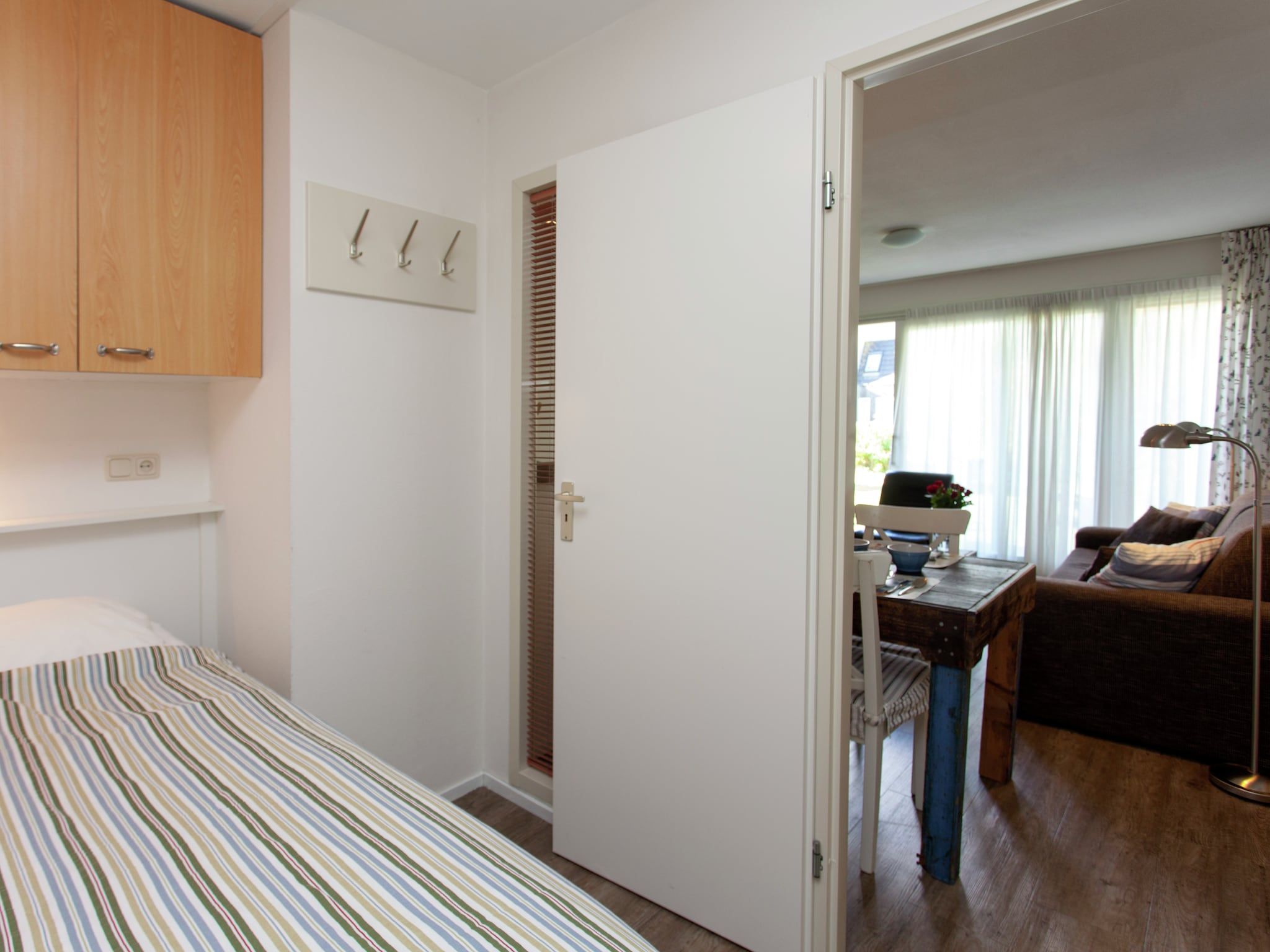 Een slaapkamer van Zandlust in Ameland