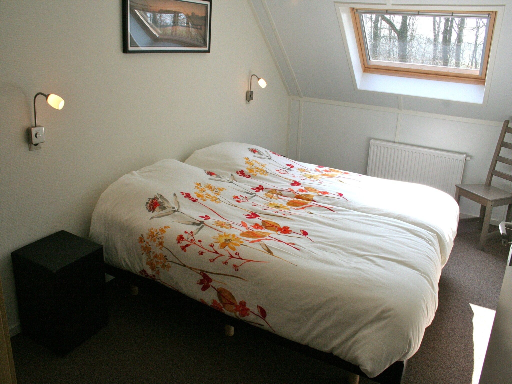 Een slaapkamer van Vakantiepark Horsetellerie 4 in Hardenberg (rheezerveen)