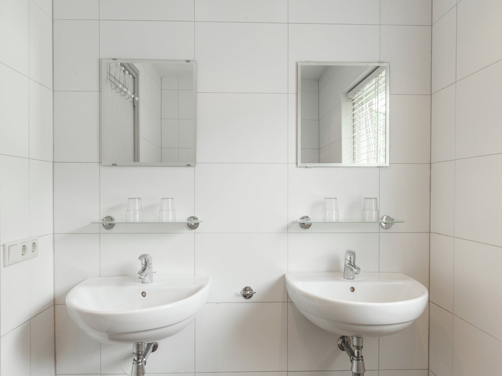 De badkamer van de Lansert in Vessem