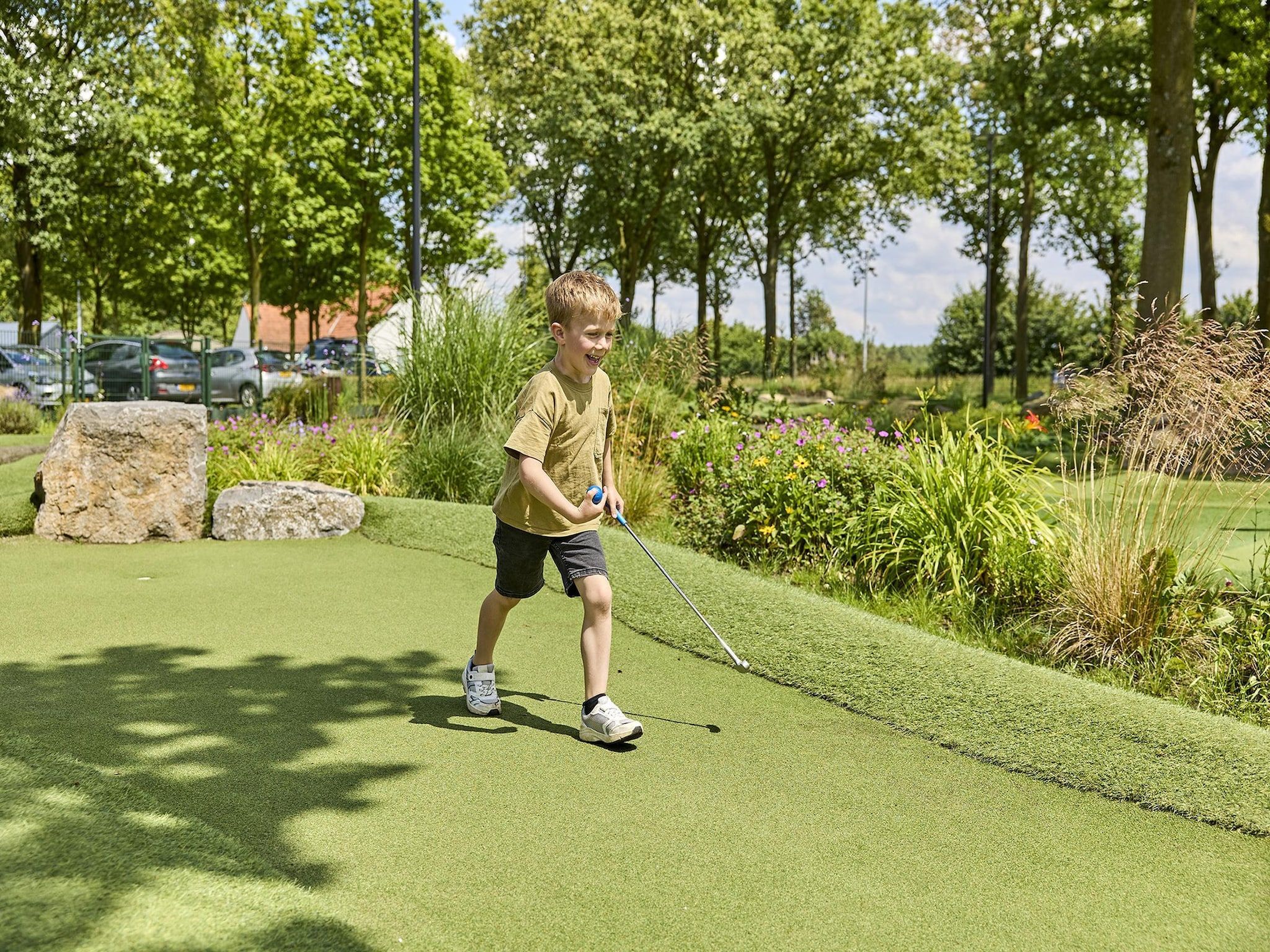 Parkfaciliteiten bij Buitenhof De Leistert 11 in Roggel