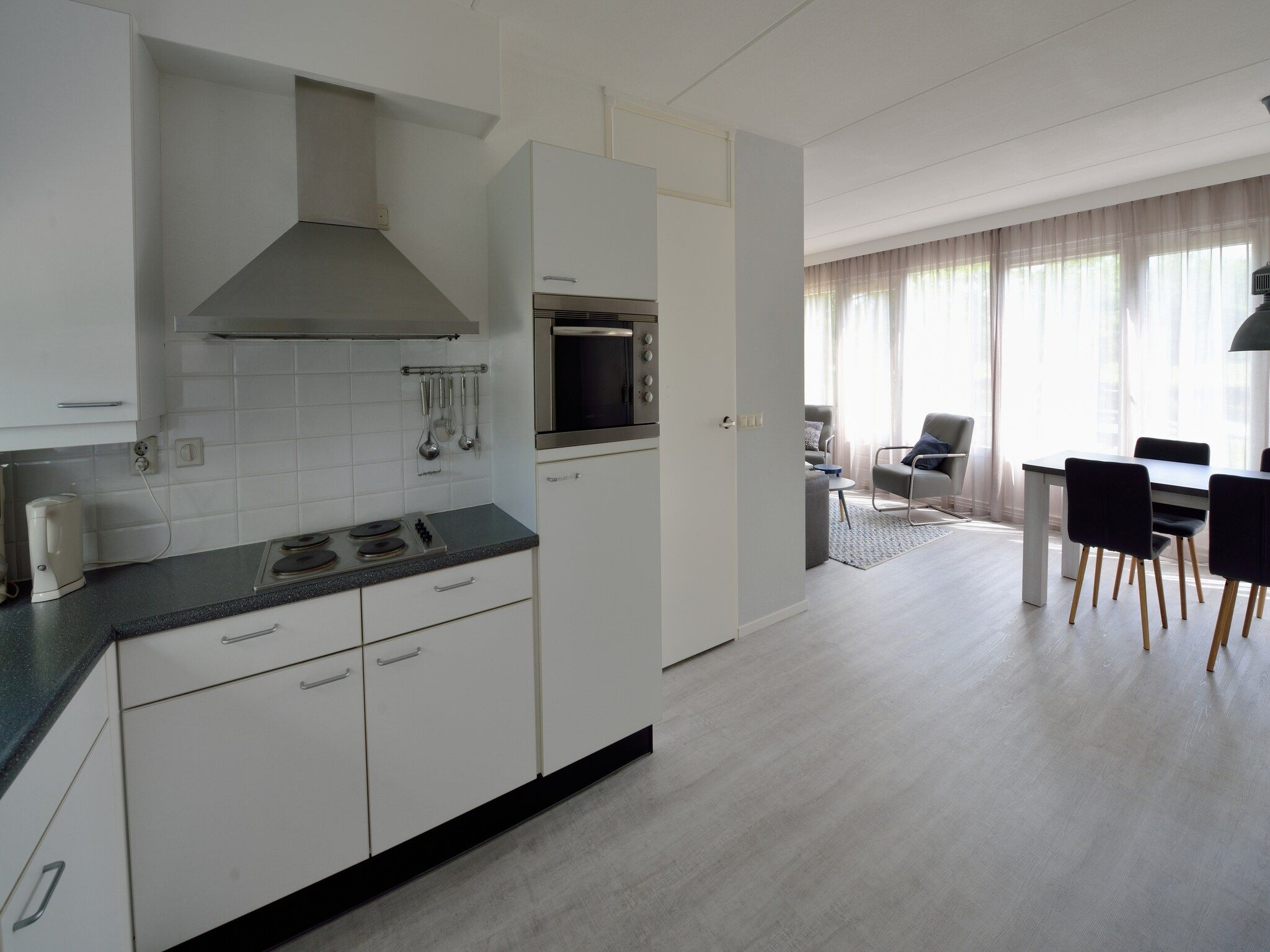 De keuken van Villapark Schildmeer 2 in Steendam