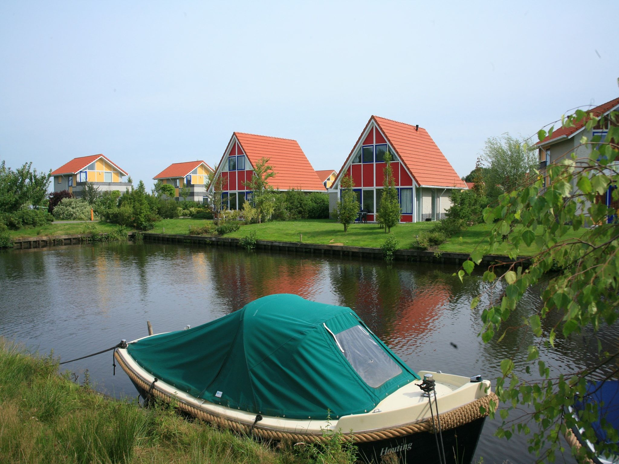 De buitenkant van Villapark Schildmeer 3 in Steendam
