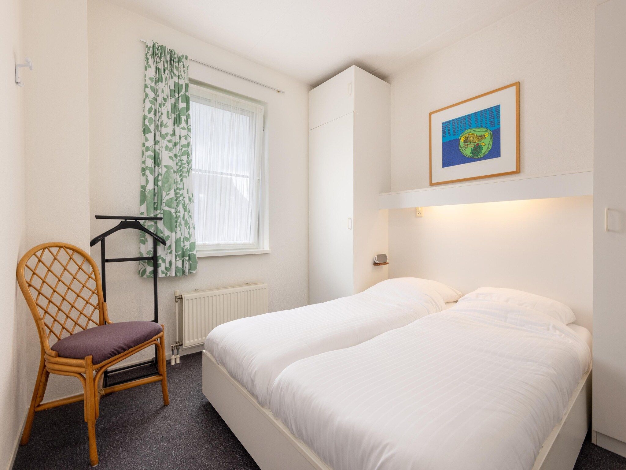 Een slaapkamer van Buitenplaats It Wiid 4 in Eernewoud