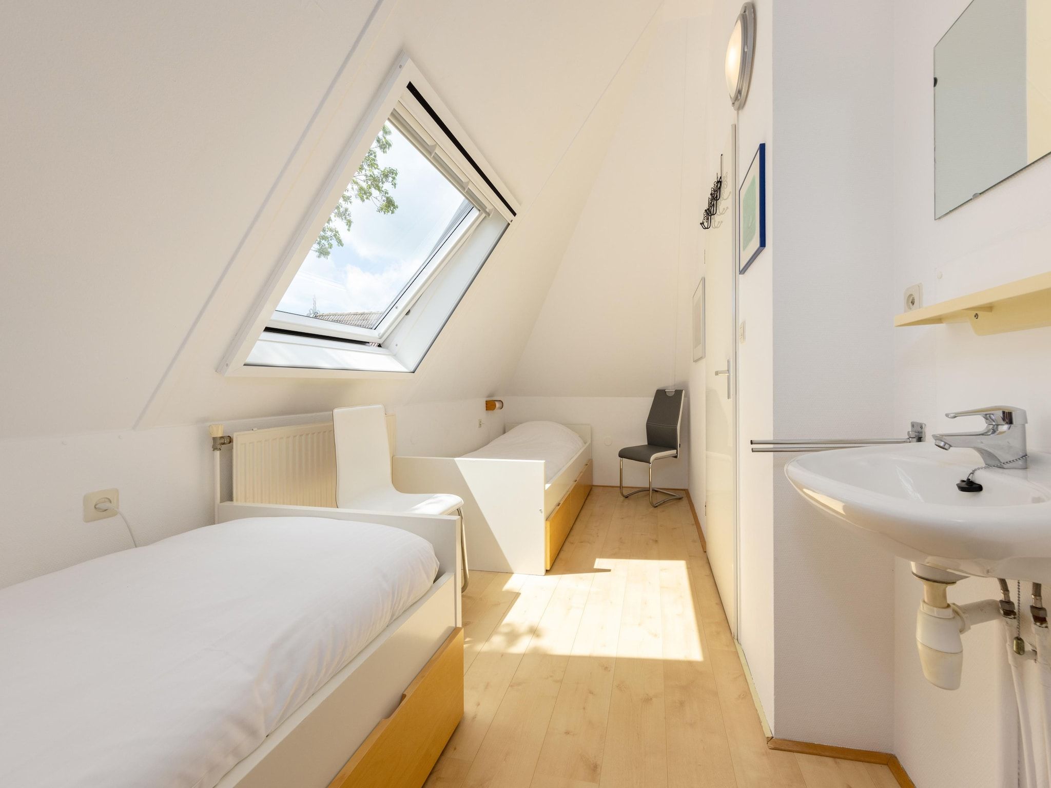 Een slaapkamer van Buitenplaats It Wiid 2 in Eernewoud