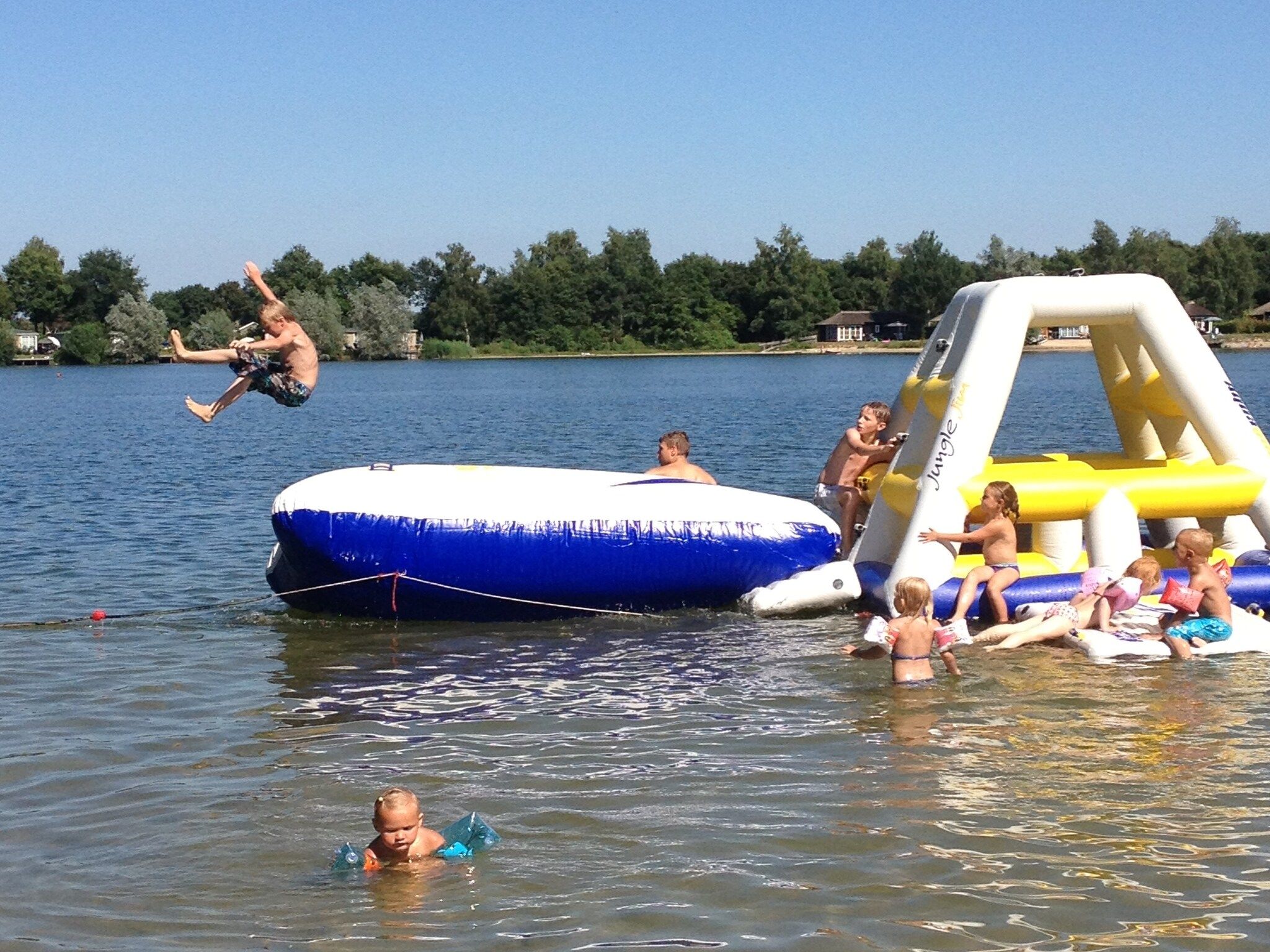 Parkfaciliteiten bij Recreatiepark Tolplas 7 in Hoge Hexel