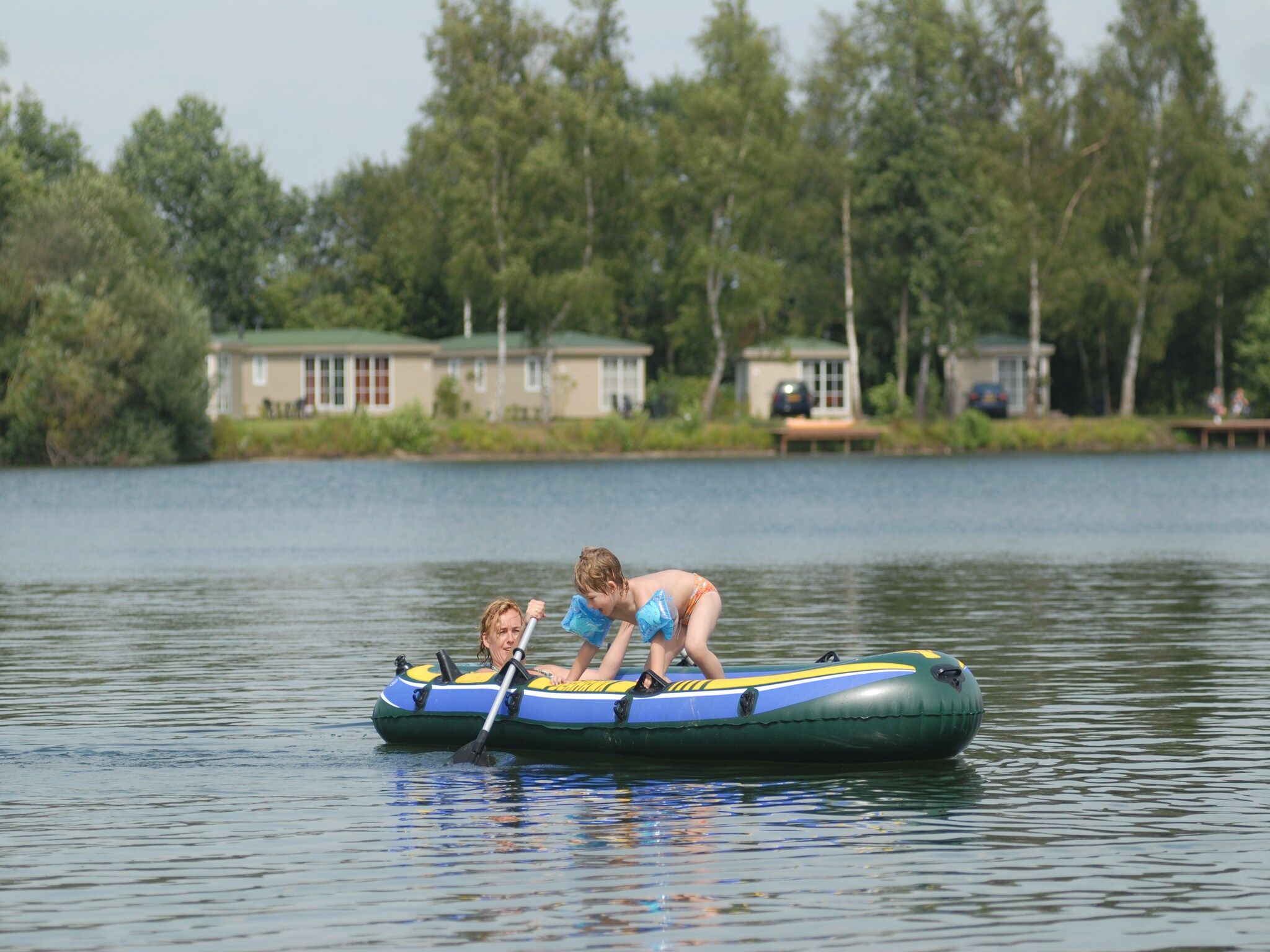 Parkfaciliteiten bij Recreatiepark Tolplas 8 in Hoge Hexel