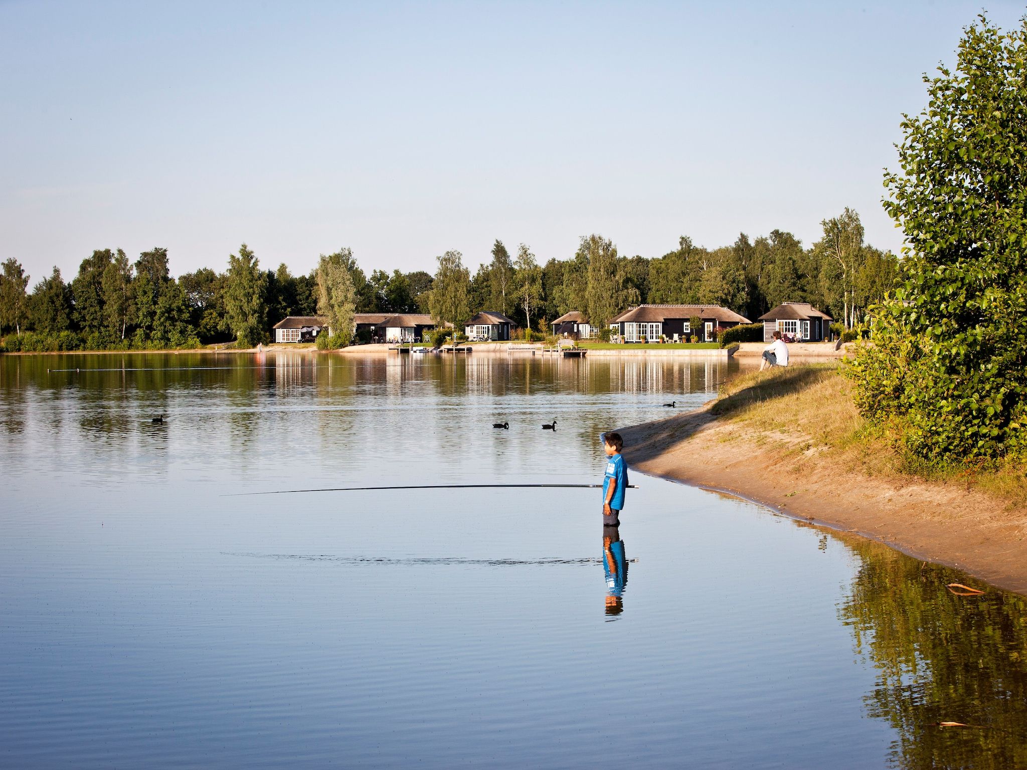 Parkfaciliteiten bij Recreatiepark Tolplas 8 in Hoge Hexel