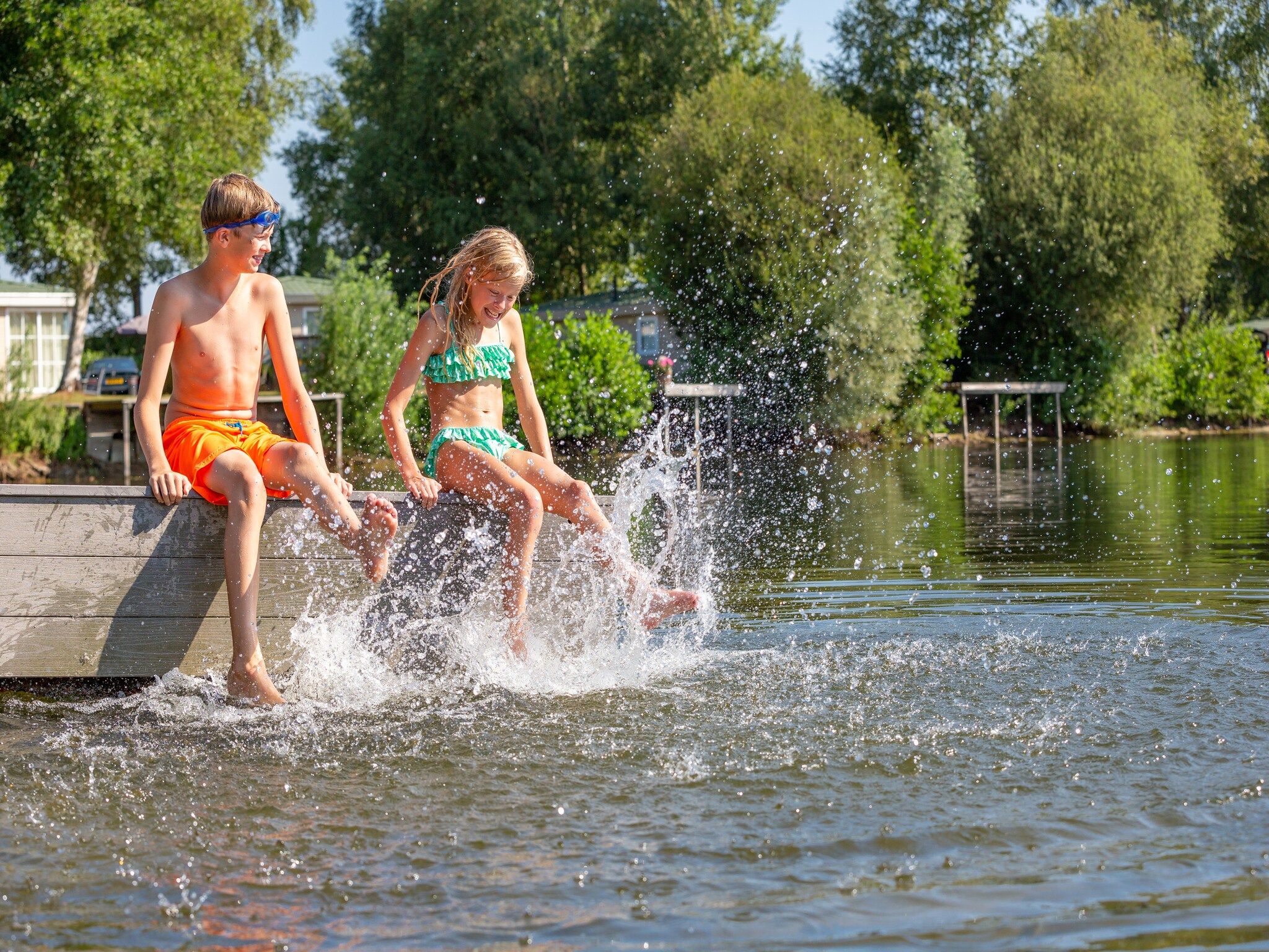 Parkfaciliteiten bij Recreatiepark Tolplas 8 in Hoge Hexel