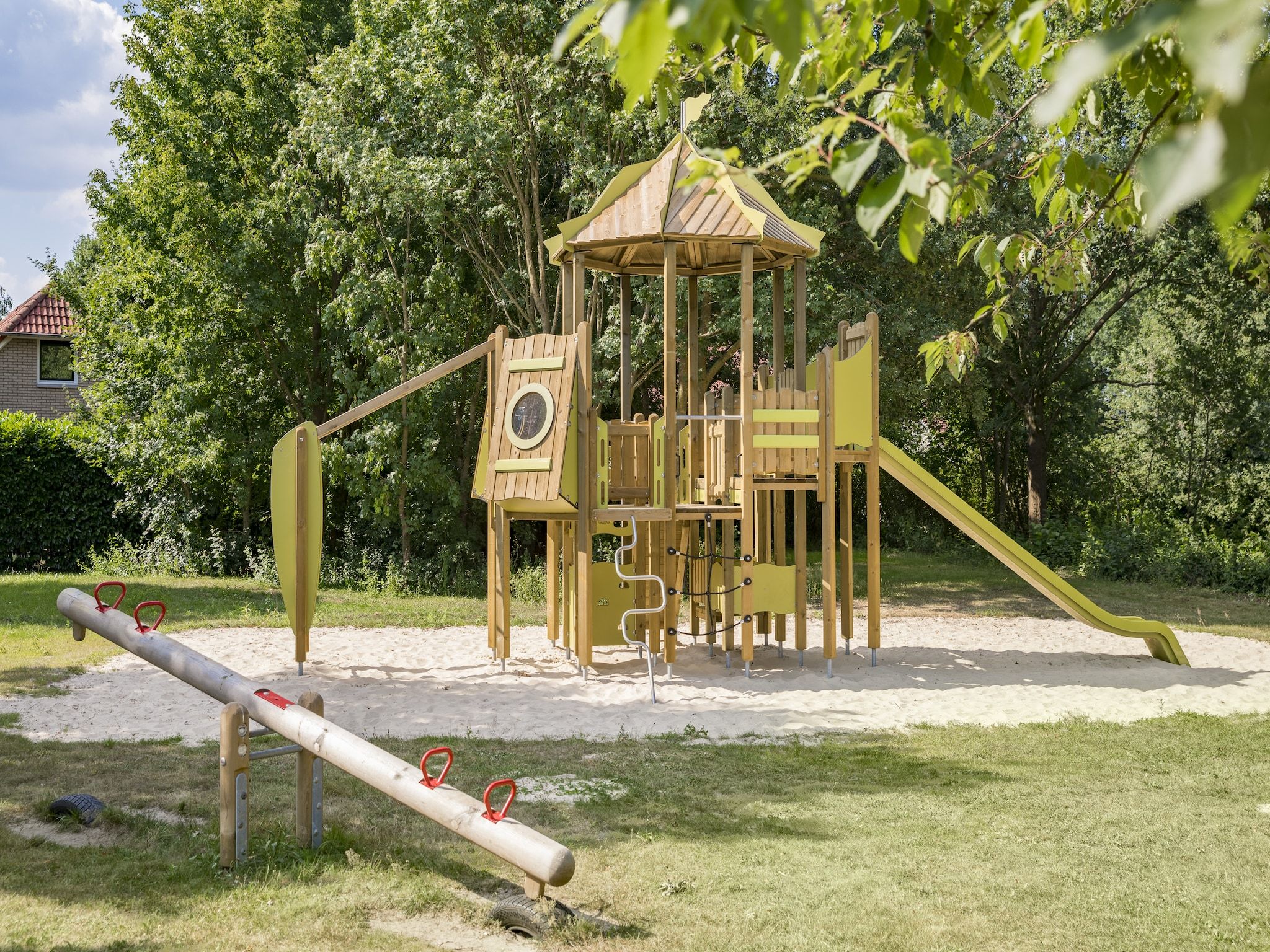 Parkfaciliteiten bij Recreatiepark Tolplas 8 in Hoge Hexel