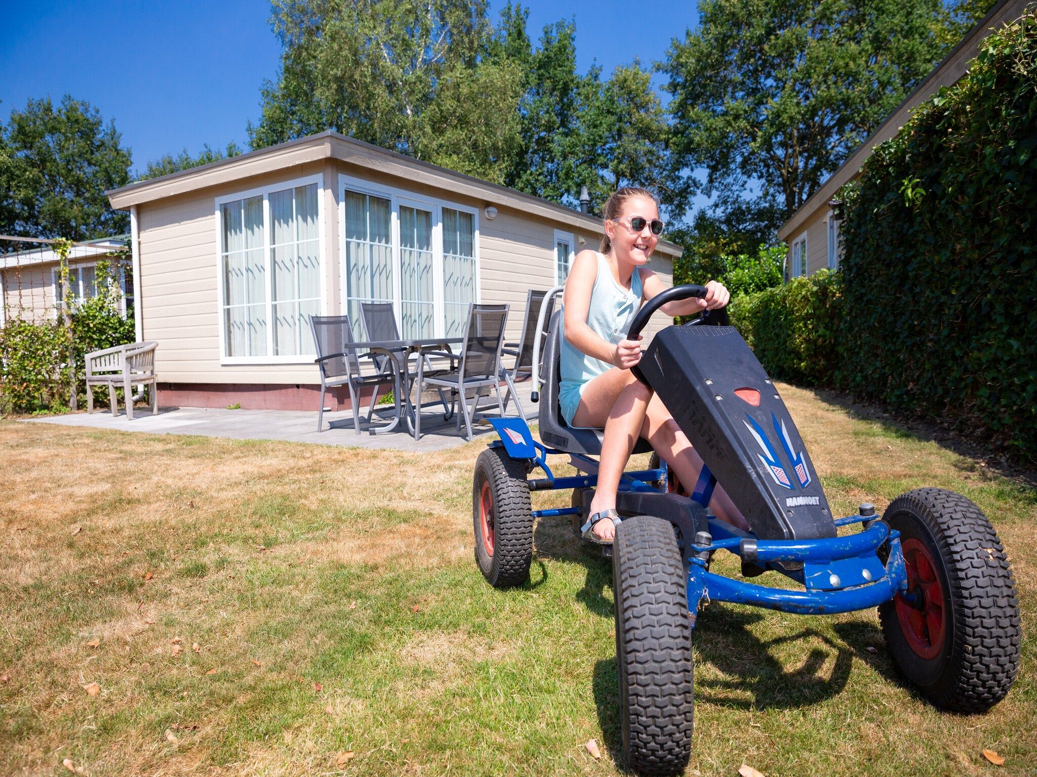 Parkfaciliteiten bij Recreatiepark Tolplas 8 in Hoge Hexel