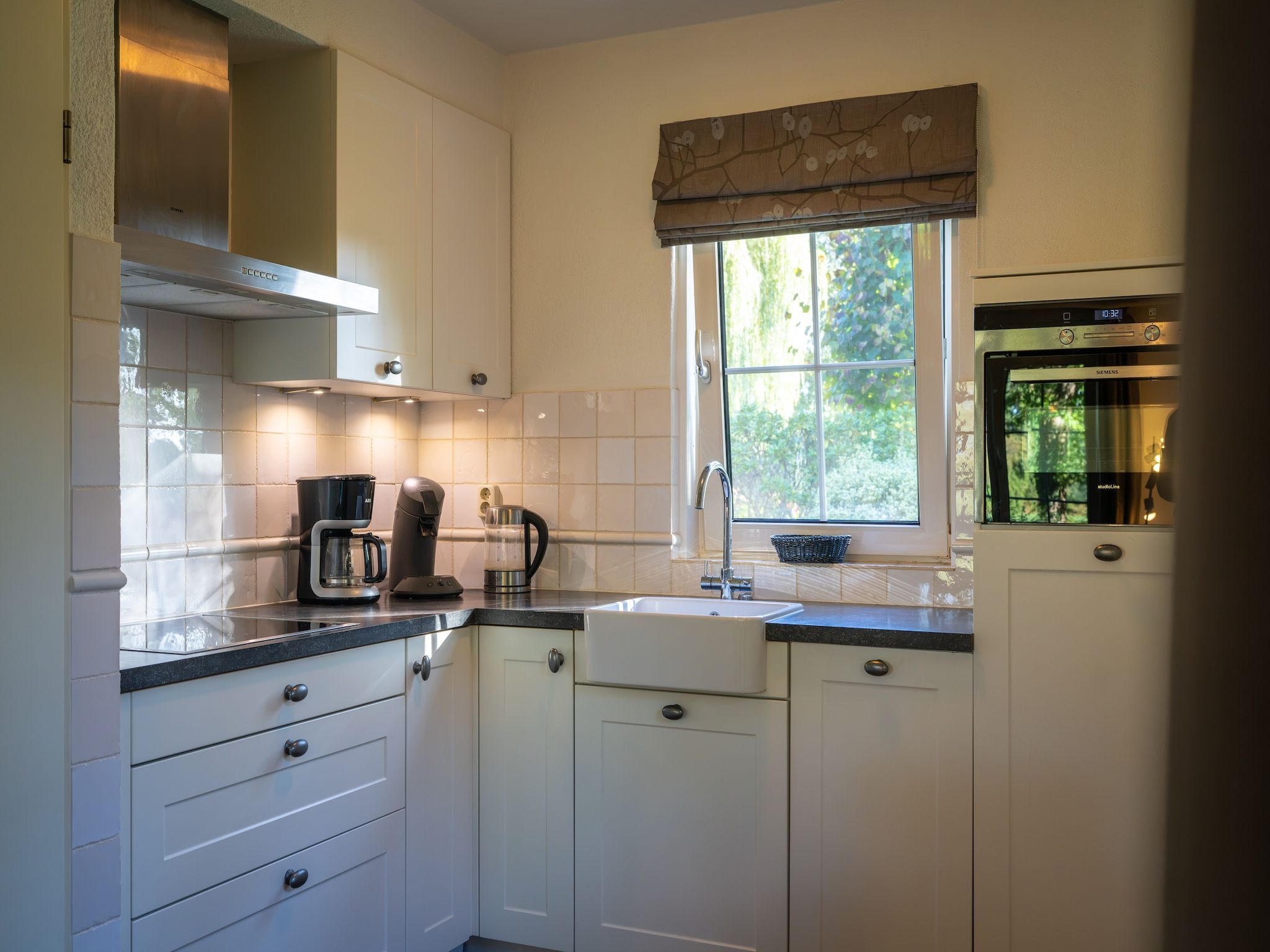 De keuken van Villapark De Weerribben 4 in Paasloo