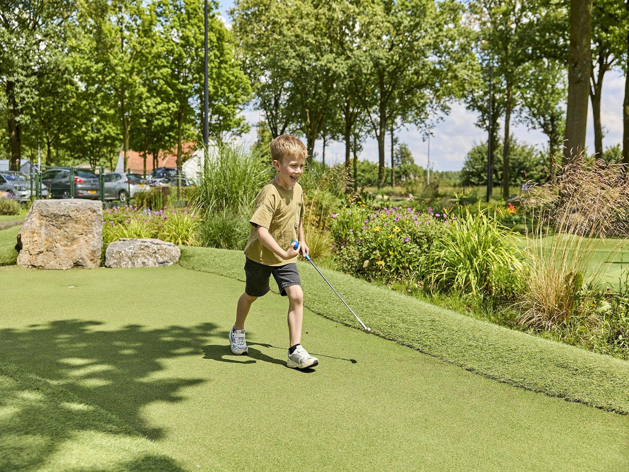 Parkfaciliteiten bij Buitenhof De Leistert 2 in Roggel