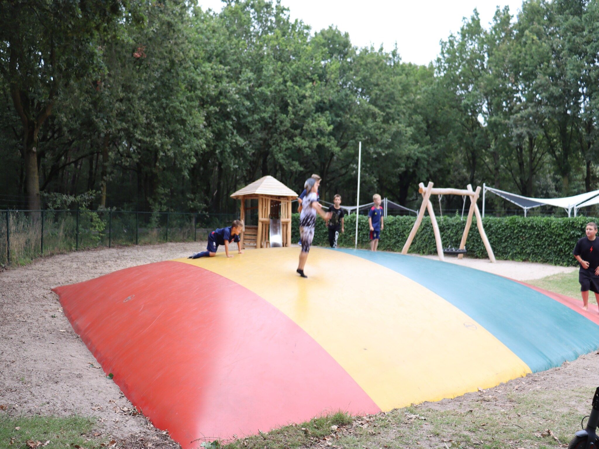 Parkfaciliteiten bij Recreatiepark Duinhoeve 1 in Udenhout