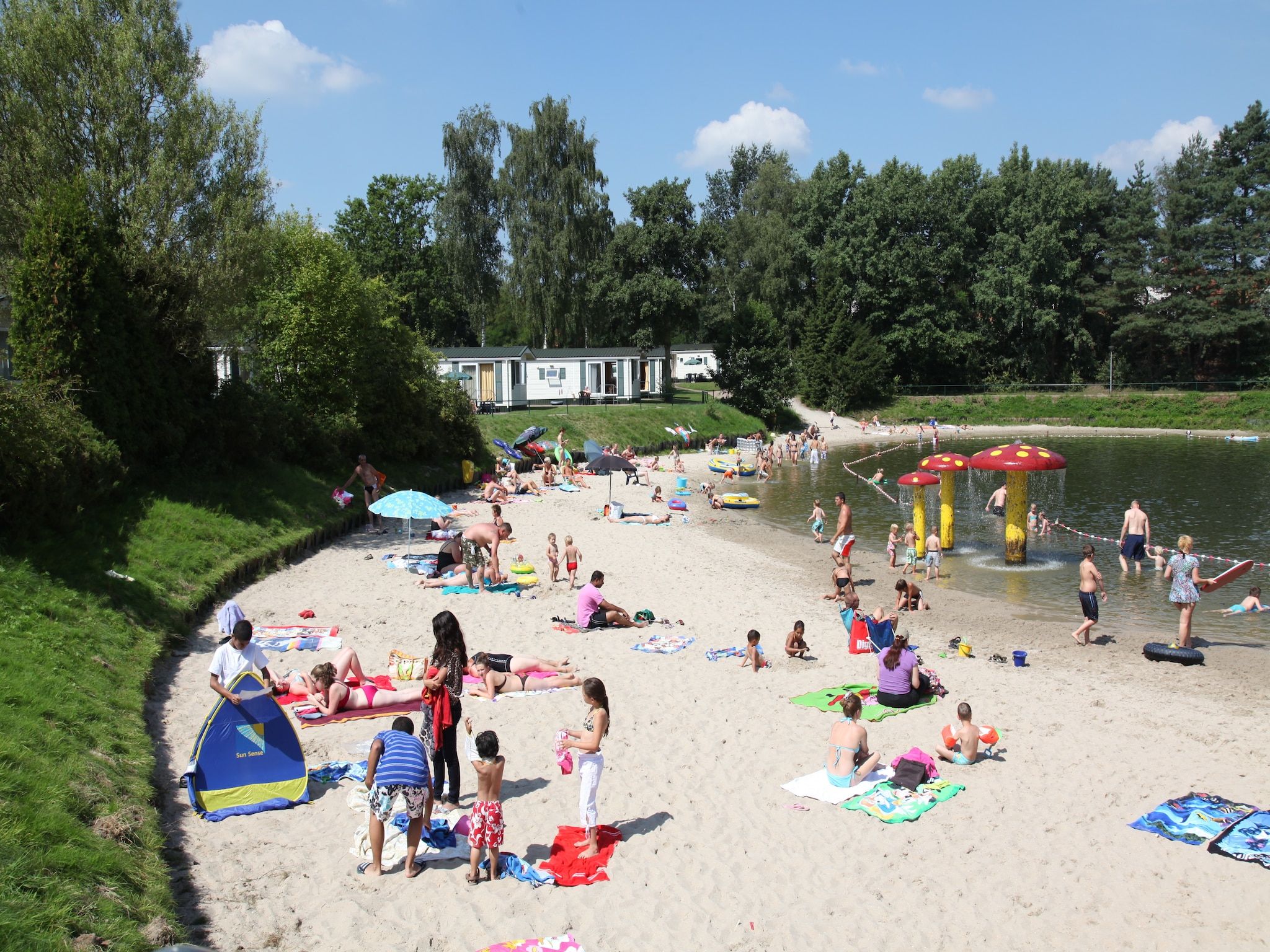 Parkfaciliteiten bij Resort Arcen 1 in Arcen