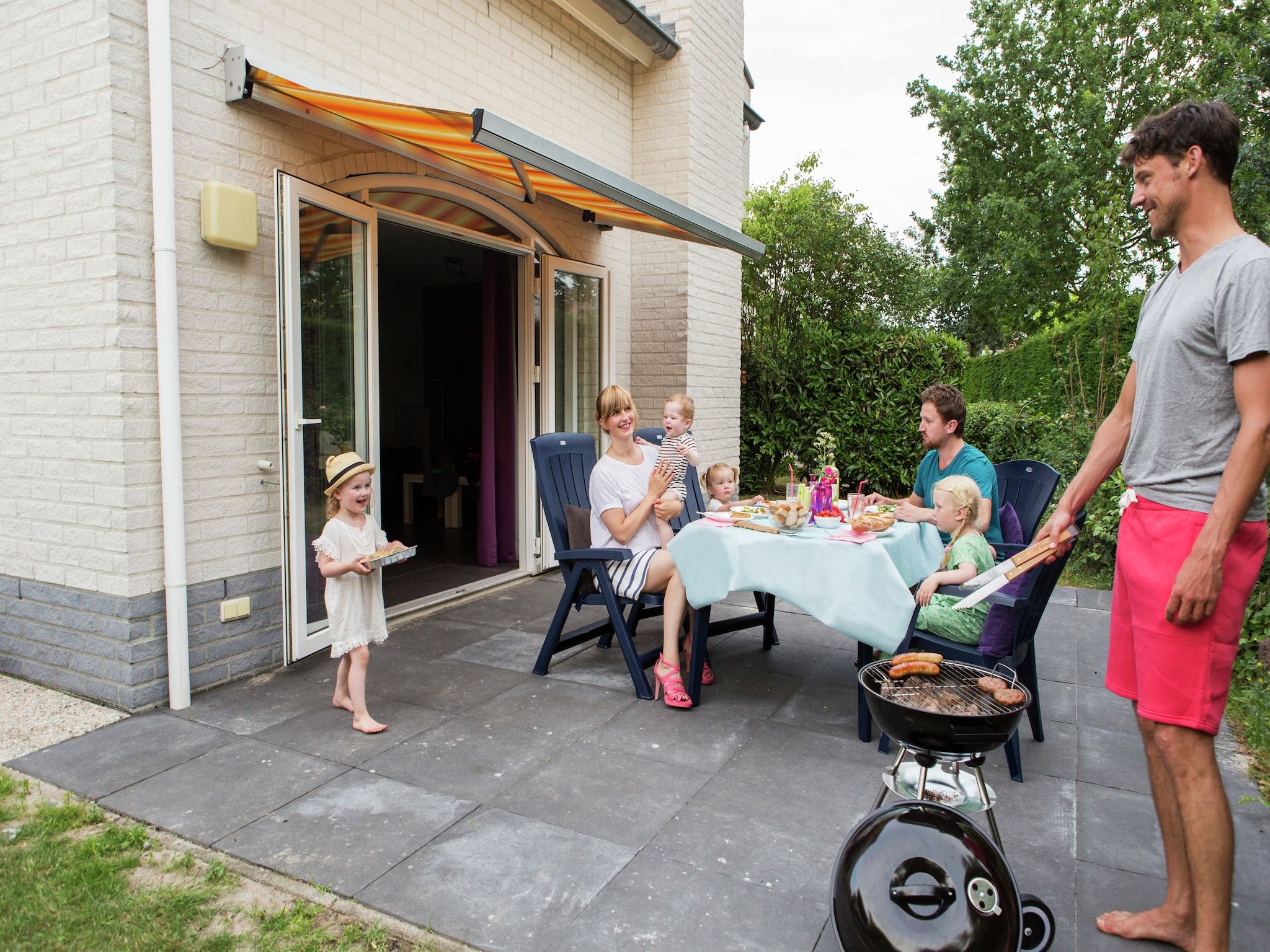 De tuin van Resort Arcen 1 in Arcen