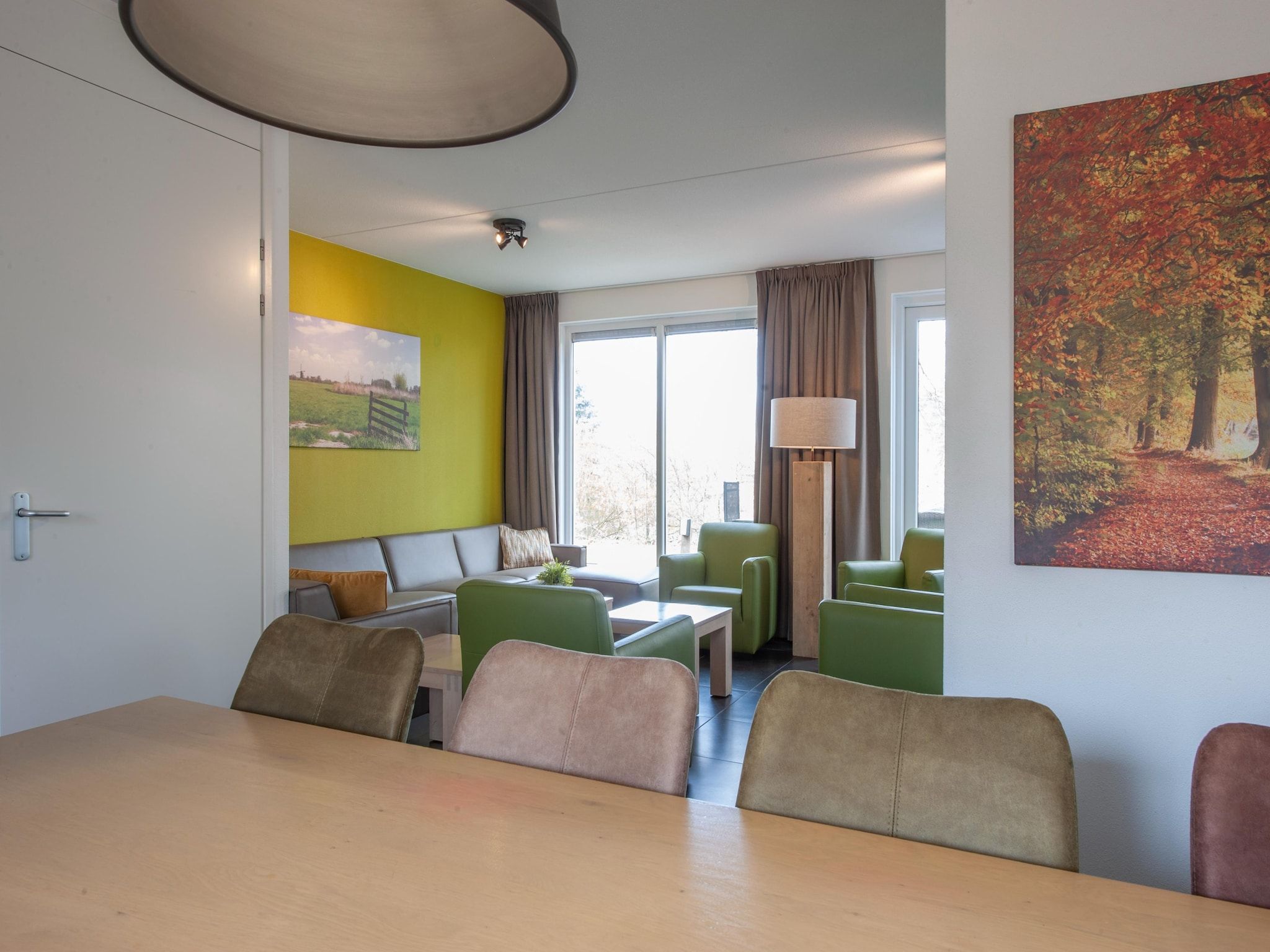 De woonkamer van Resort Arcen 3 in Arcen