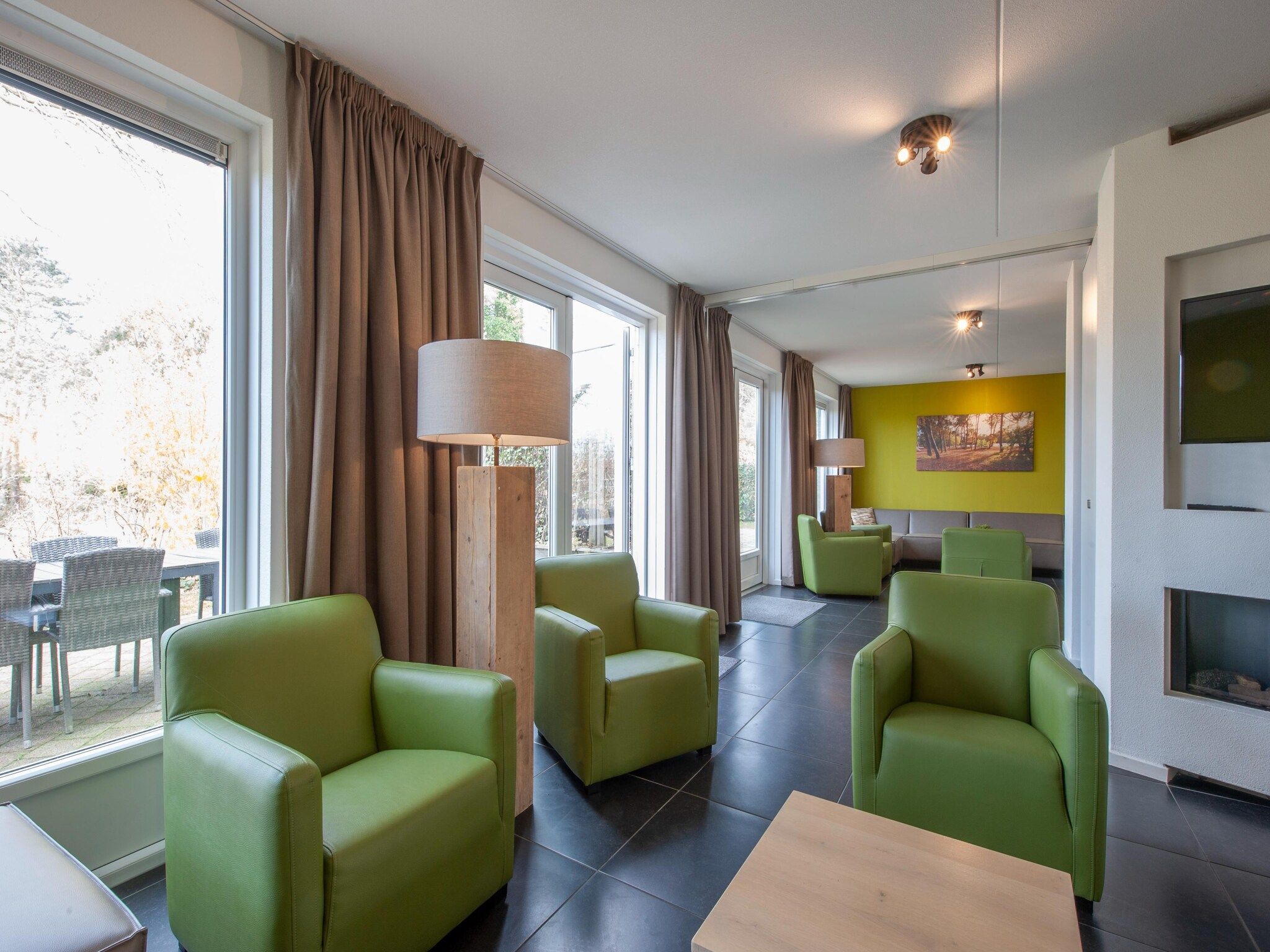 De woonkamer van Resort Arcen 5 in Arcen