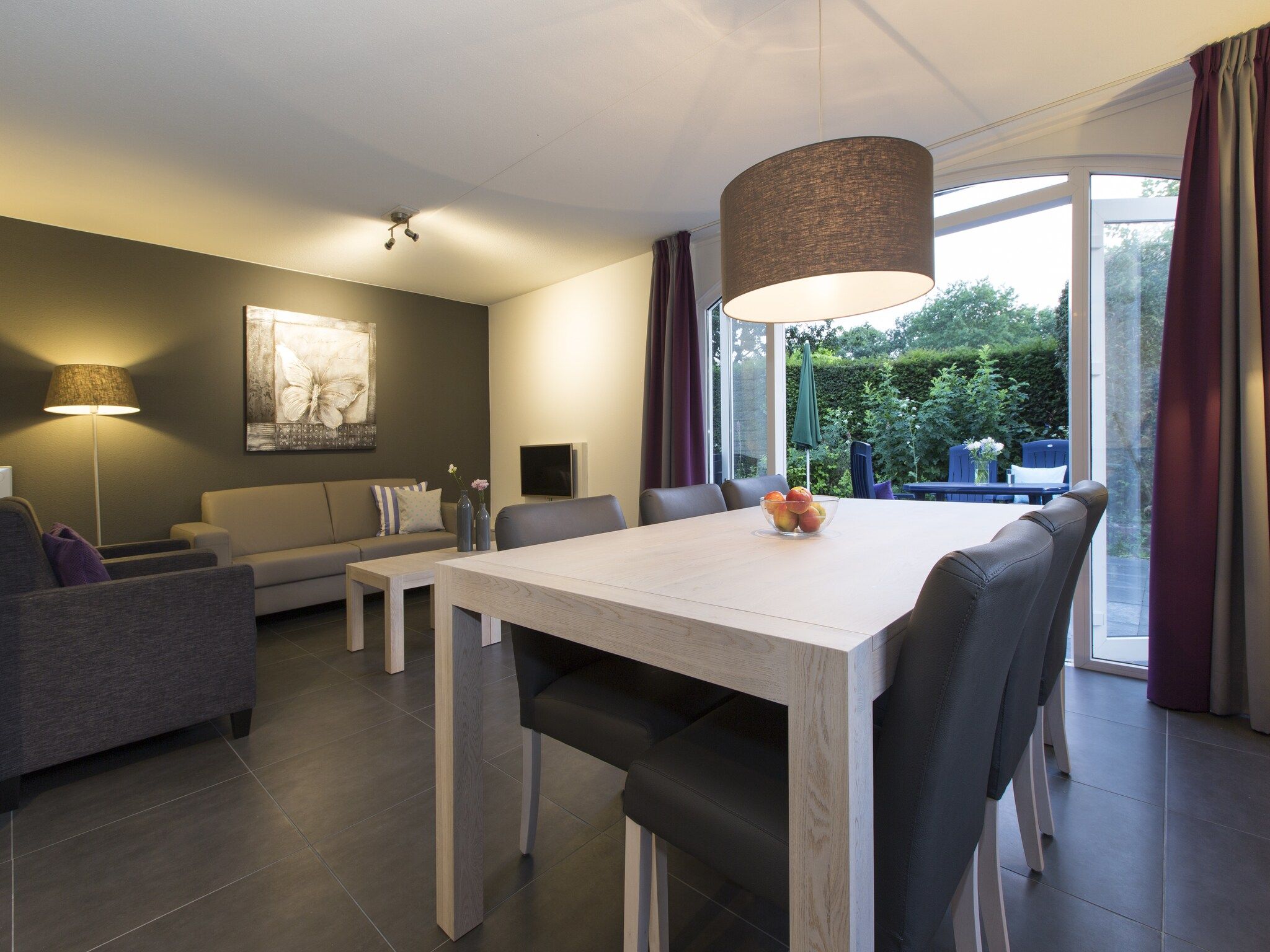 De eetkamer van Resort Arcen 14 in Arcen
