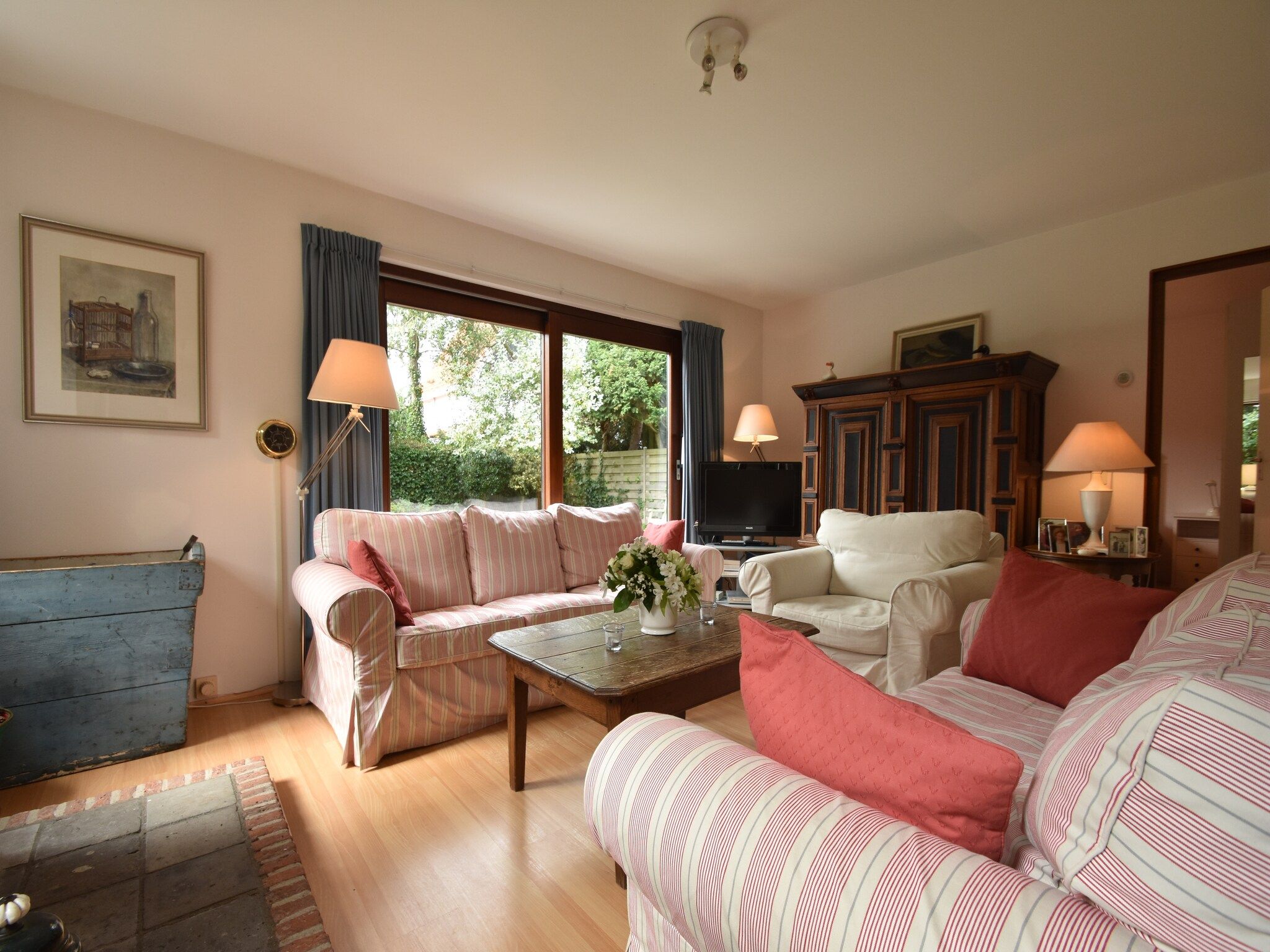 De woonkamer van Morgenster in Bergen aan zee