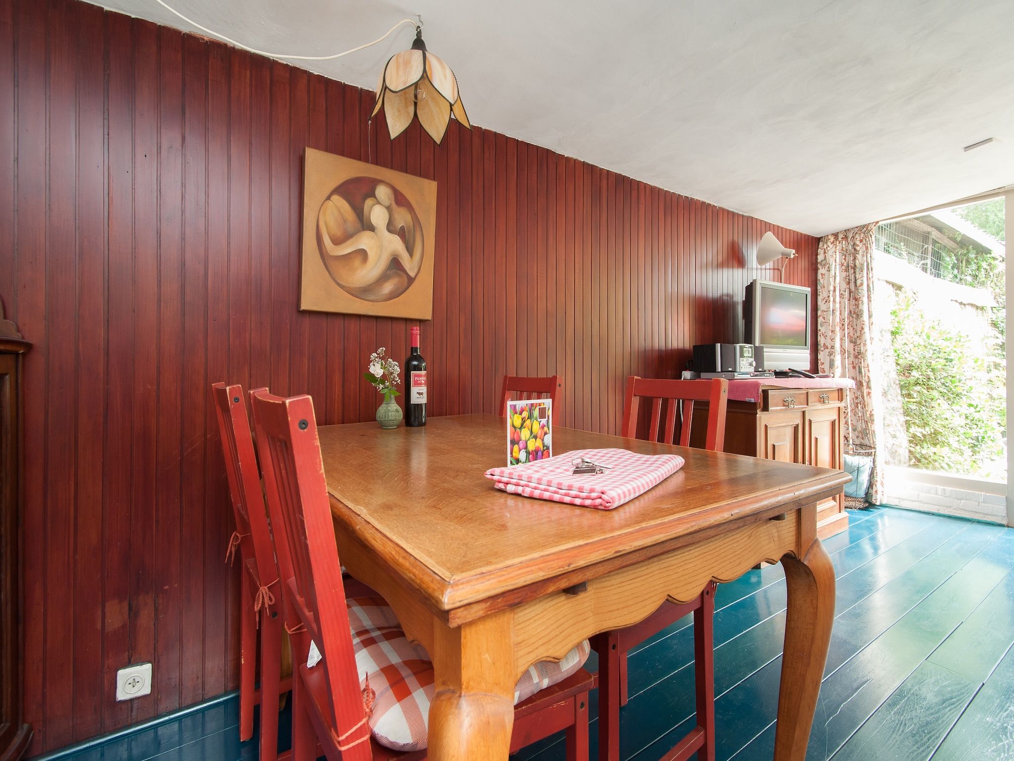 De eetkamer van Het Roefje in Bergen