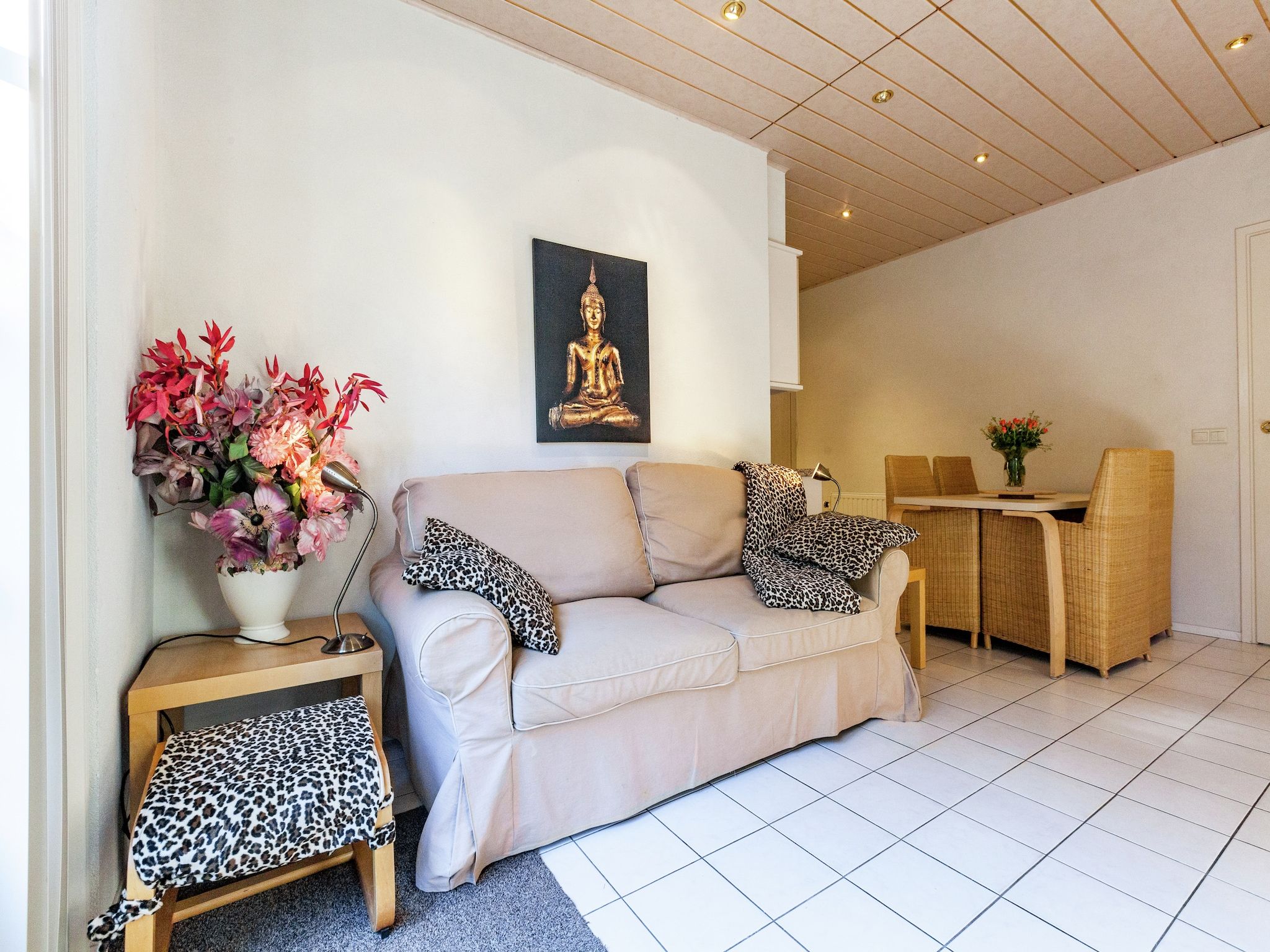 De woonkamer van Vier Duinen in Oostkapelle