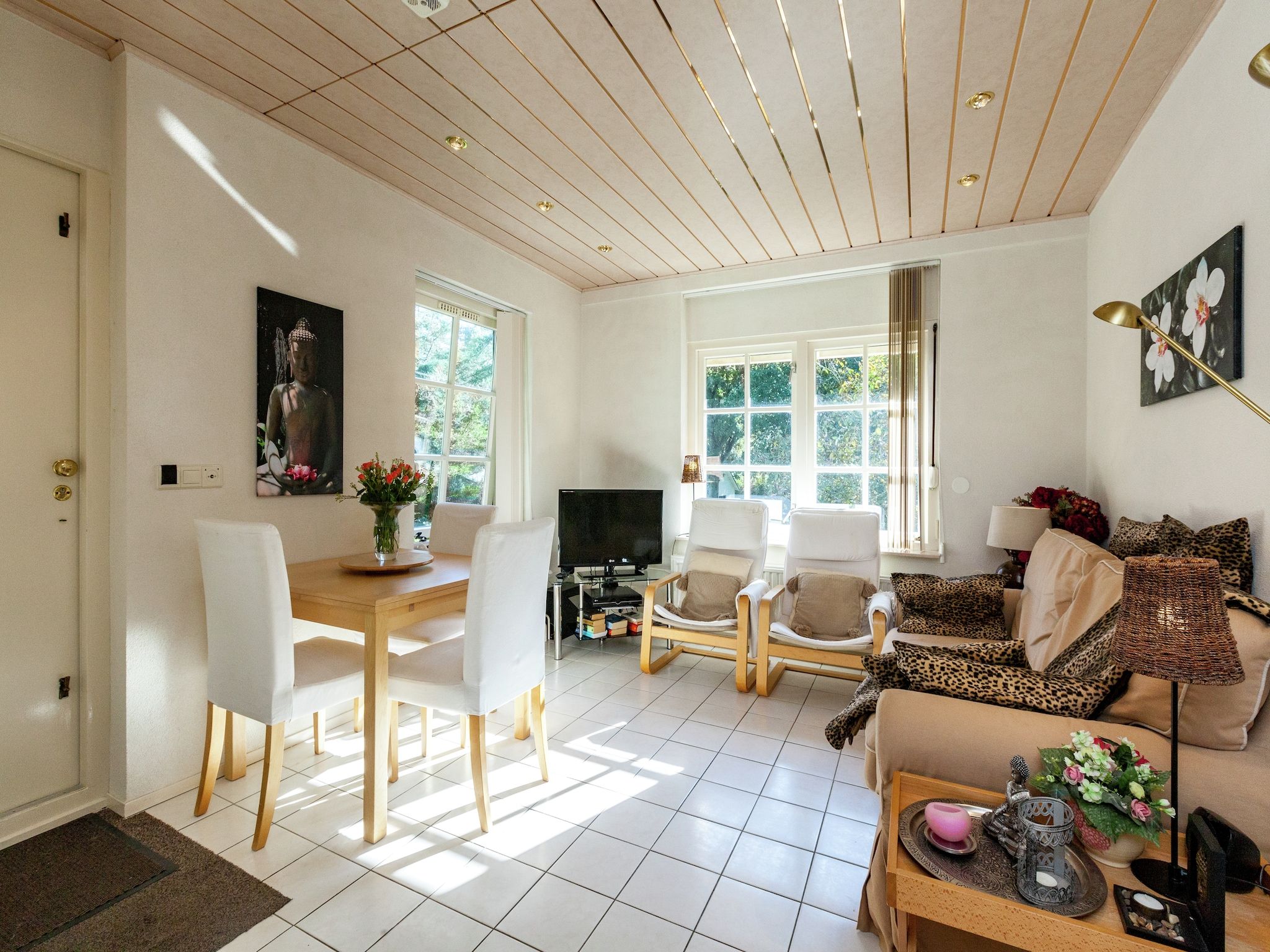 De eetkamer van Twee Duinen in Oostkapelle