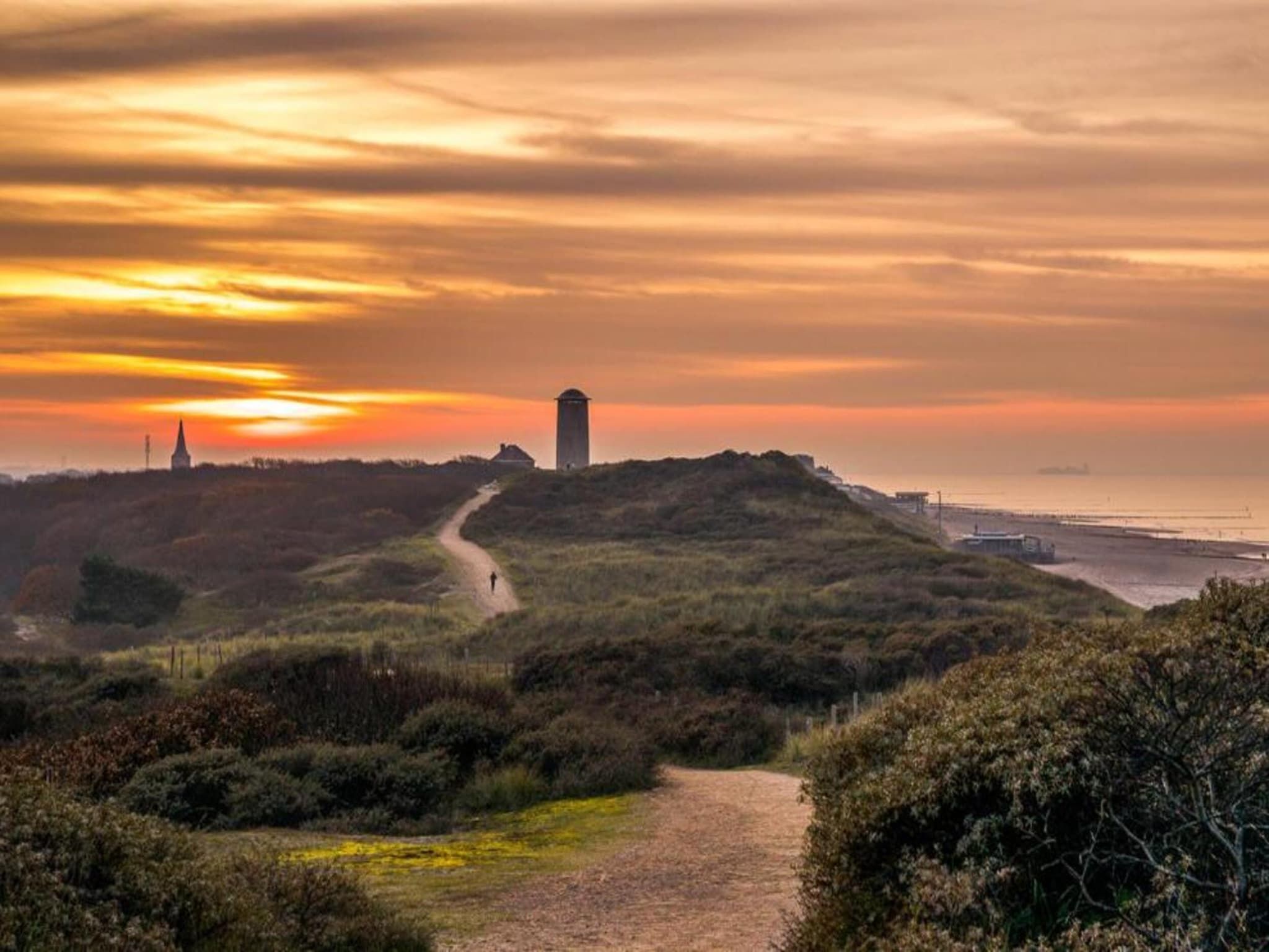 De omgeving van Twee Duinen in Oostkapelle