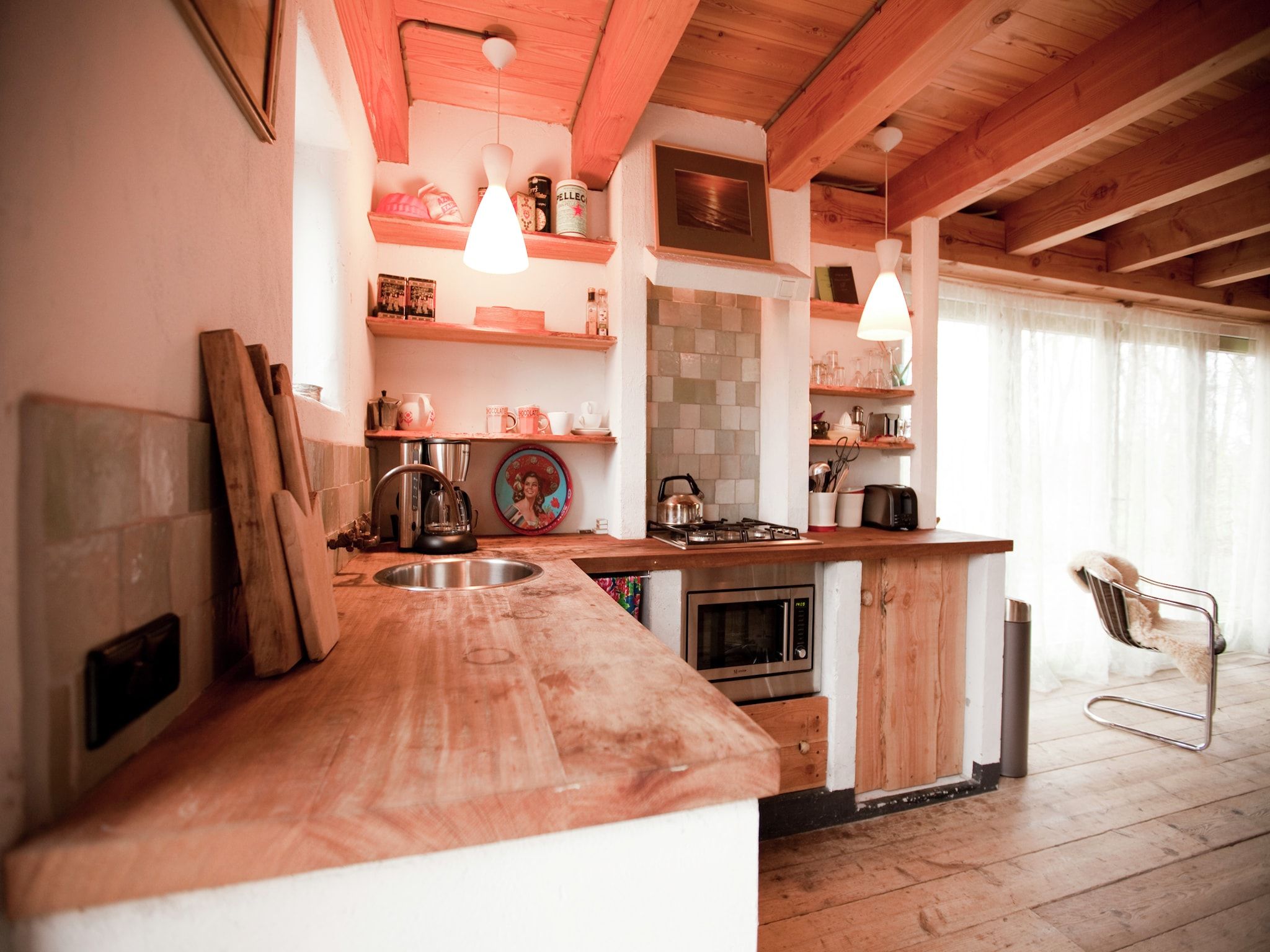 De keuken van De Schone Leij in Bergen