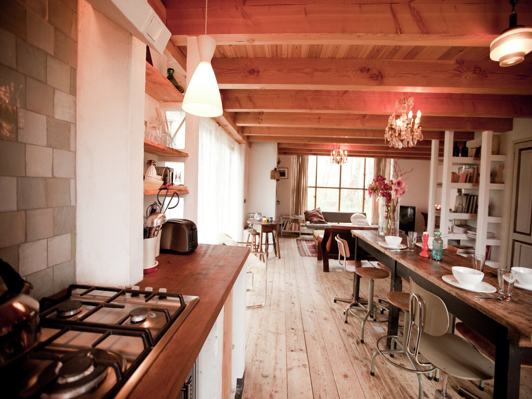 De keuken van De Schone Leij in Bergen