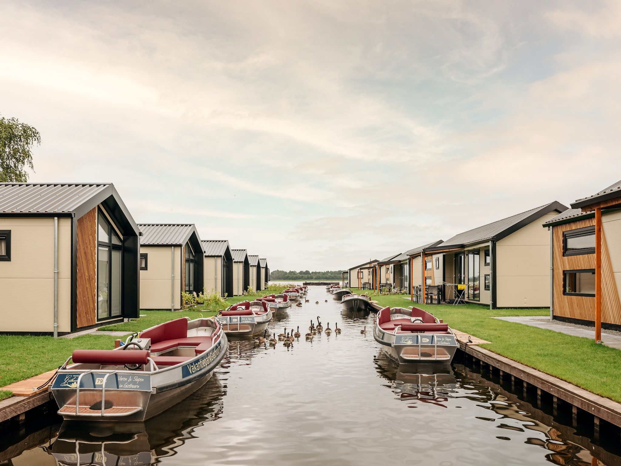 Parkfaciliteiten bij Vakantiepark Giethoorn 3 in Giethoorn