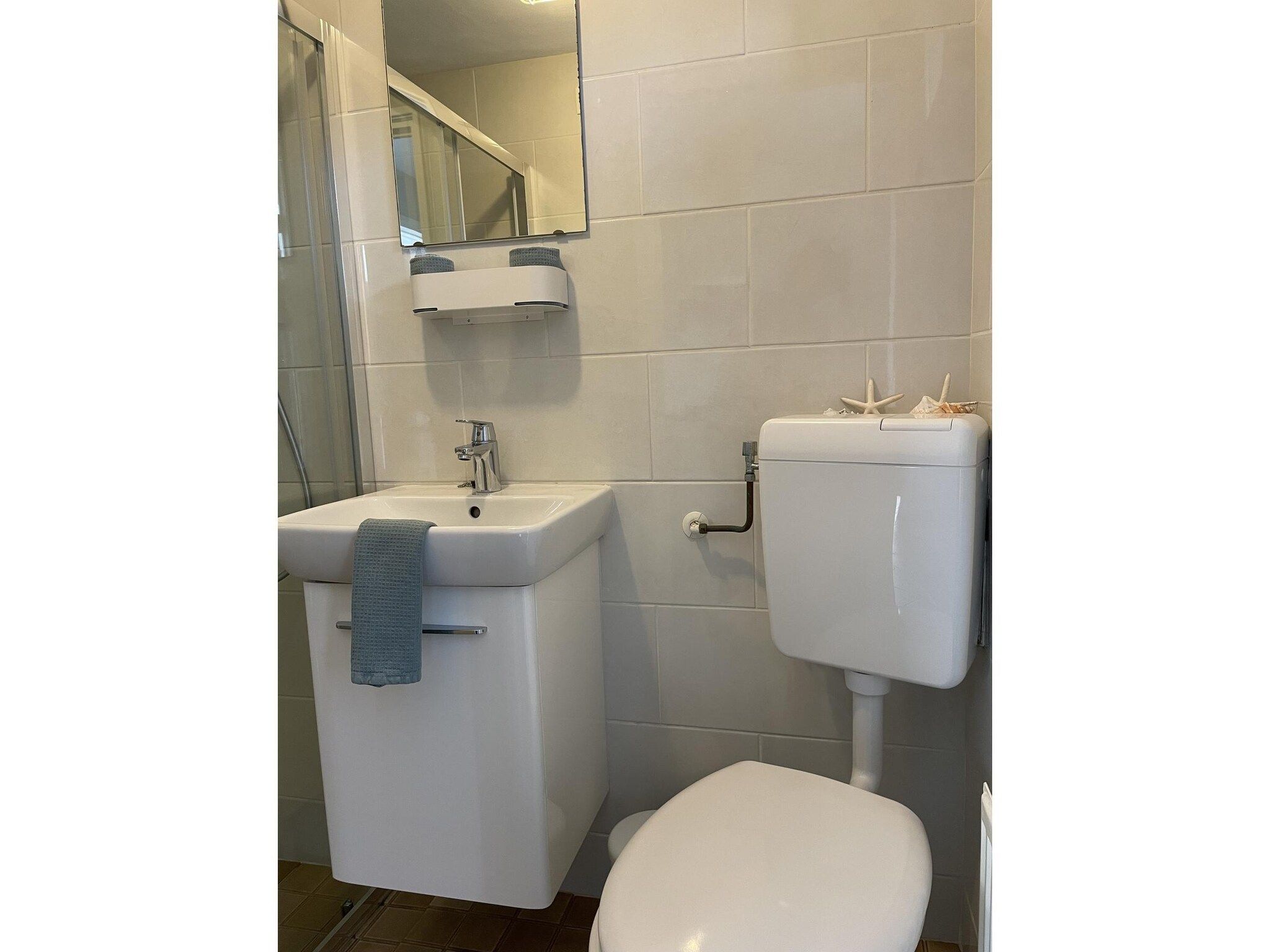 De badkamer van Buenaventura in Egmond aan den Hoef