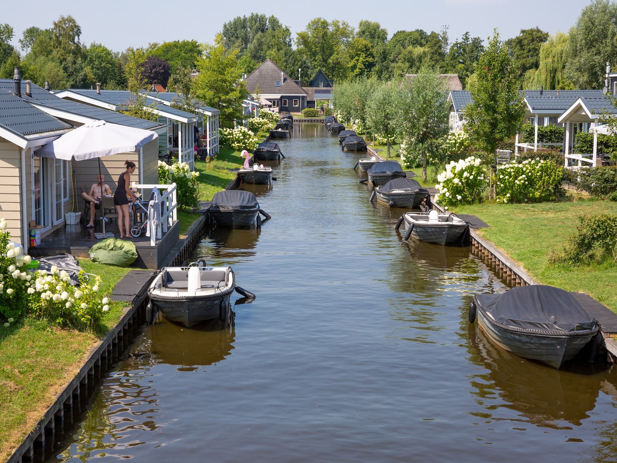 Parkfaciliteiten bij Vakantiepark Giethoorn 4 in Giethoorn