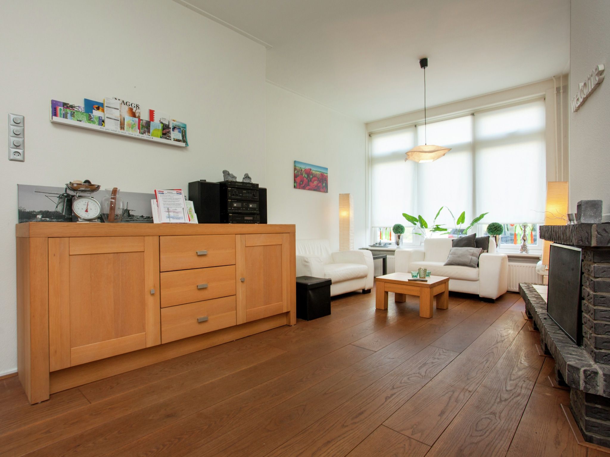 De woonkamer van Het Singeltje in Alkmaar