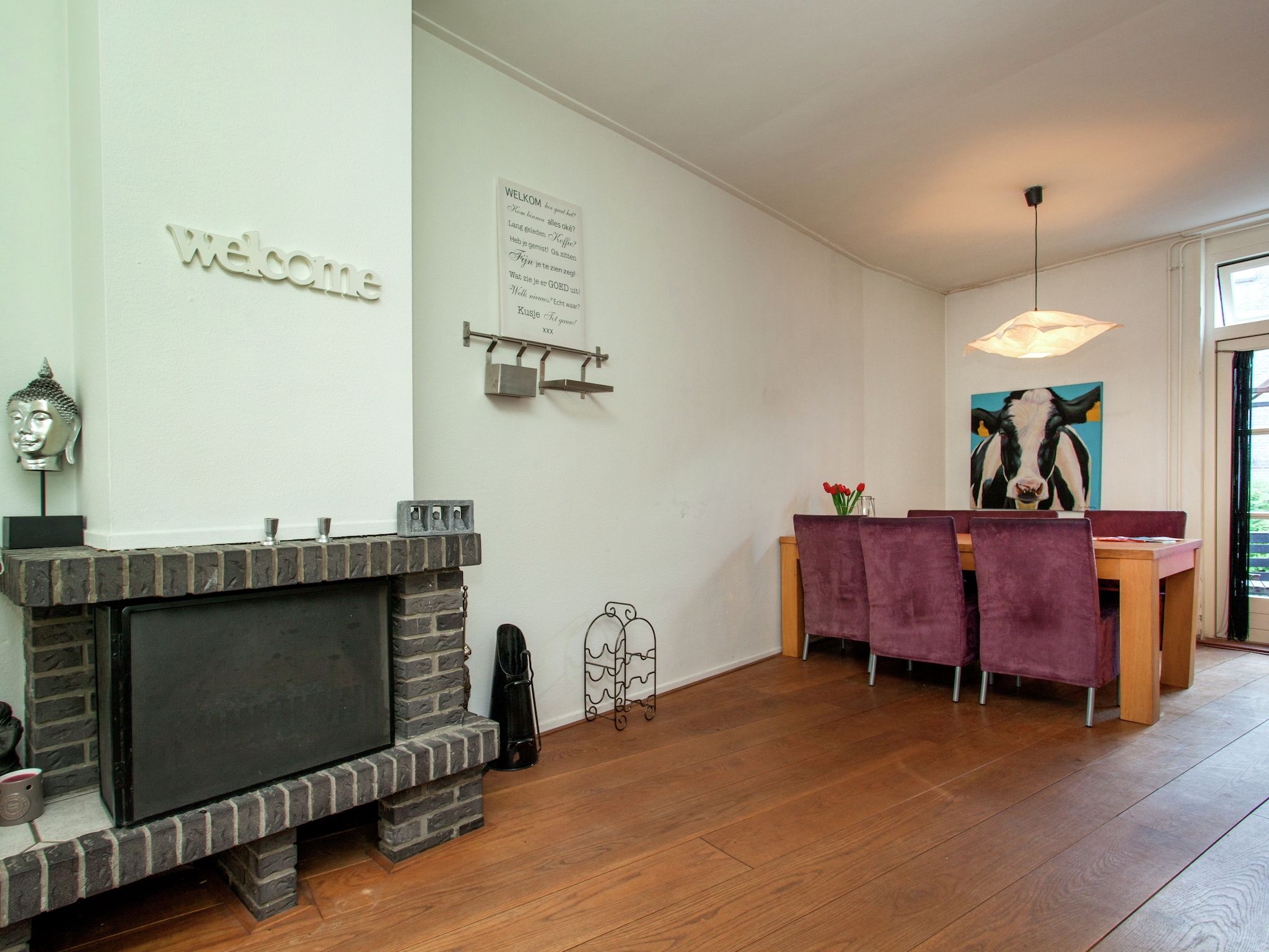 De eetkamer van Het Singeltje in Alkmaar