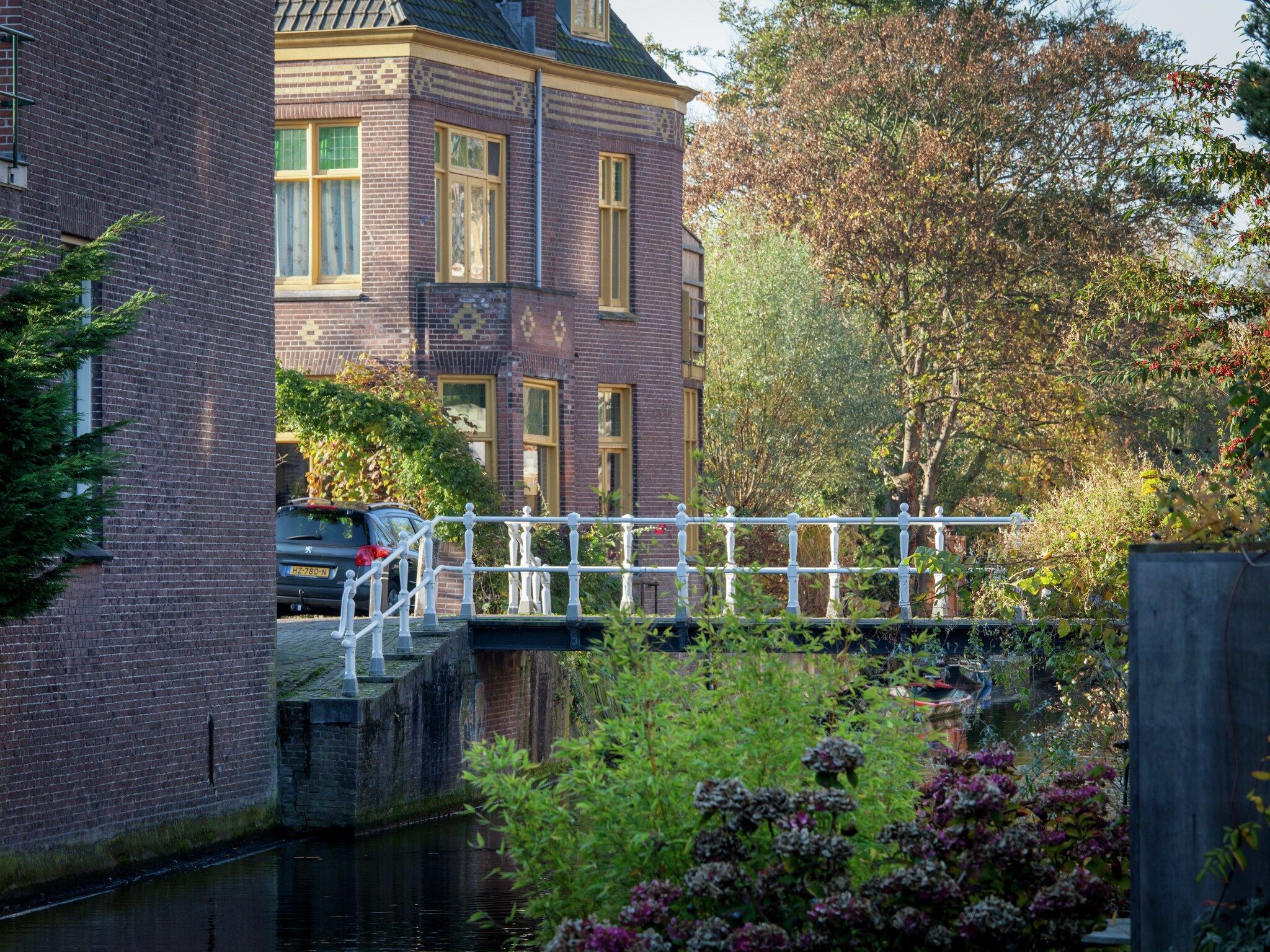 Het uitzicht vanaf Het Singeltje in Alkmaar