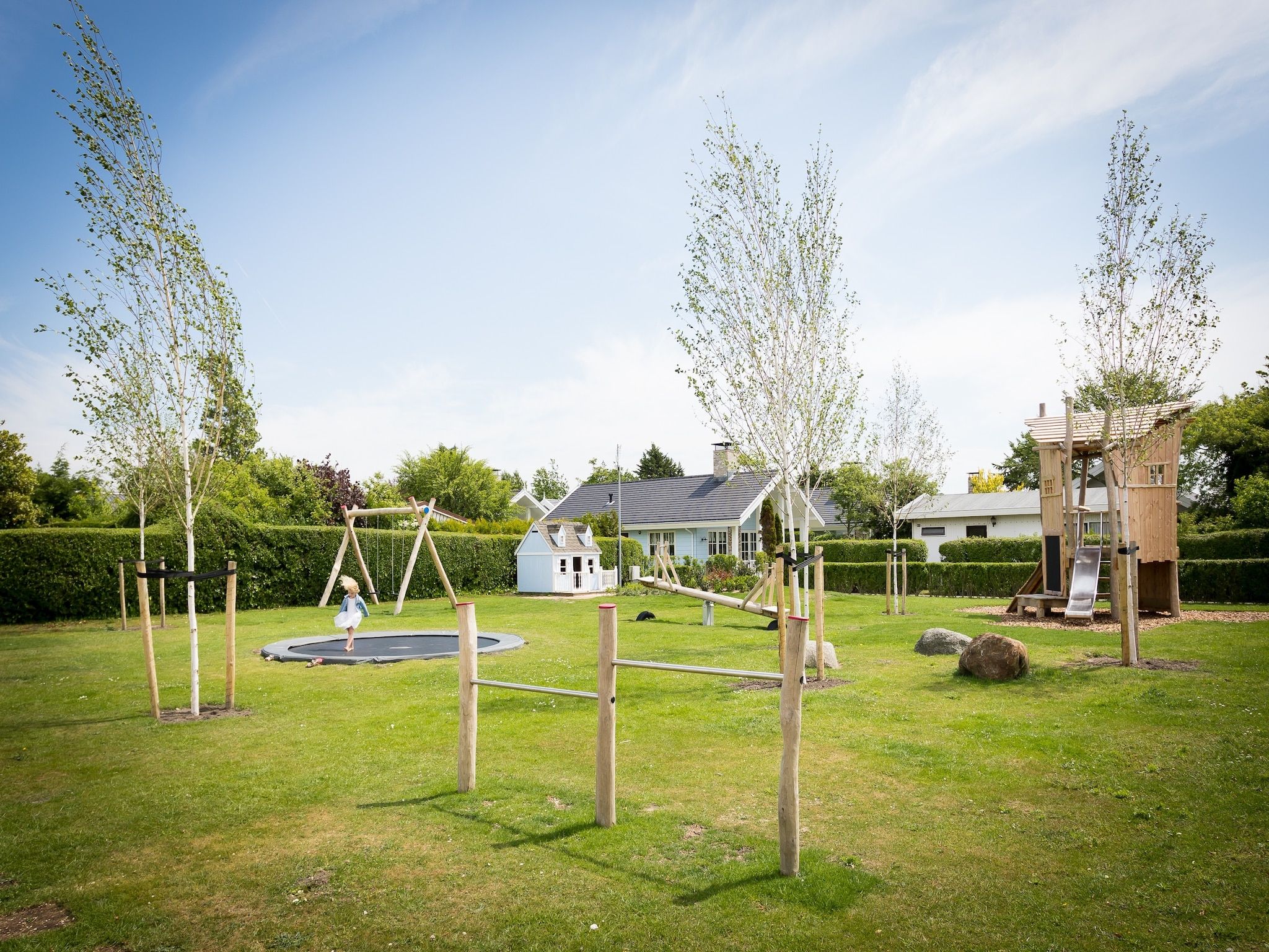 Parkfaciliteiten bij Bungalowpark de Gouden Spar 4 in Noordwijk